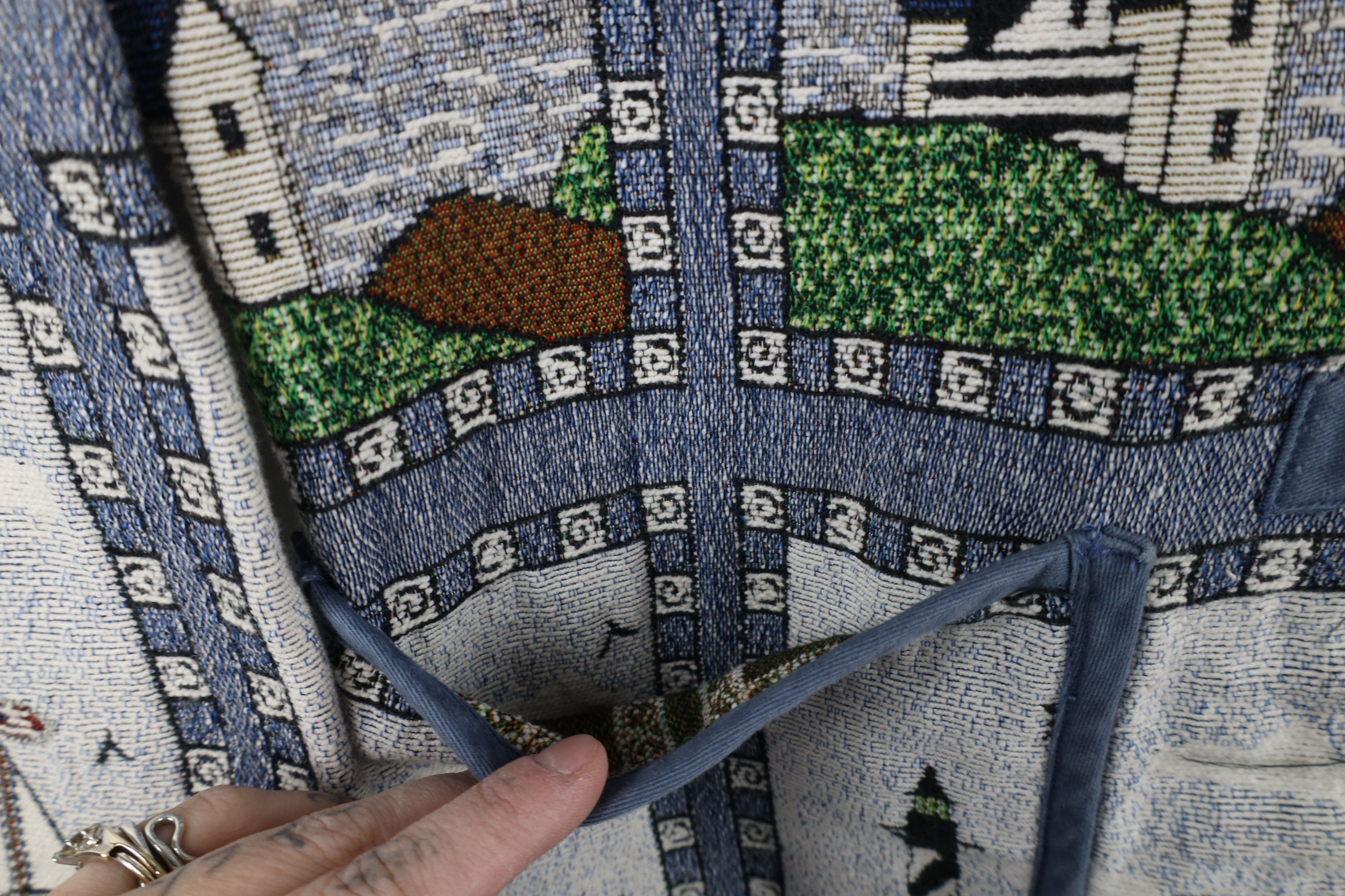Vintage Vintage 90s Streetwear All Over Print Tapestry Jacket Size M / US 6-8 / IT 42-44 - 6 Thumbnail