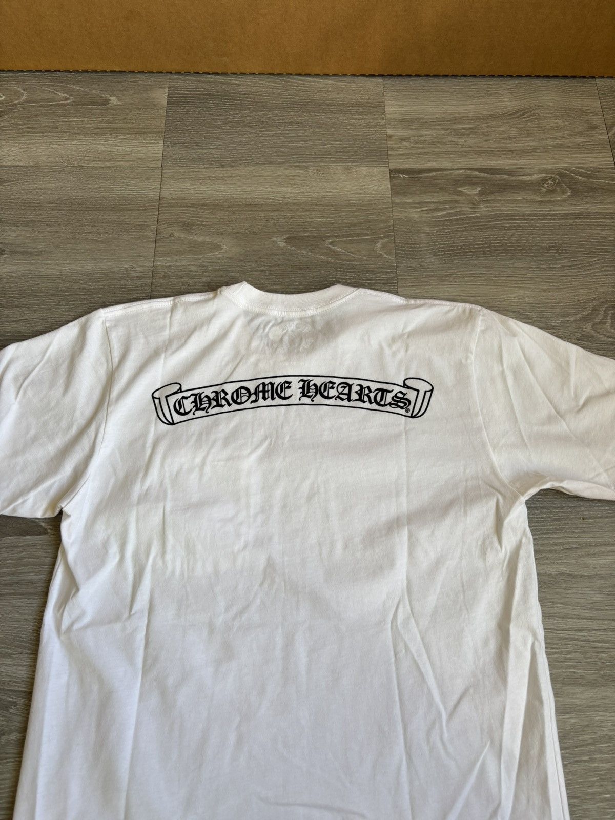 Chrome Hearts Chrome Hearts White Scroll Tee Size US L / EU 52-54 / 3 - 2 Thumbnail