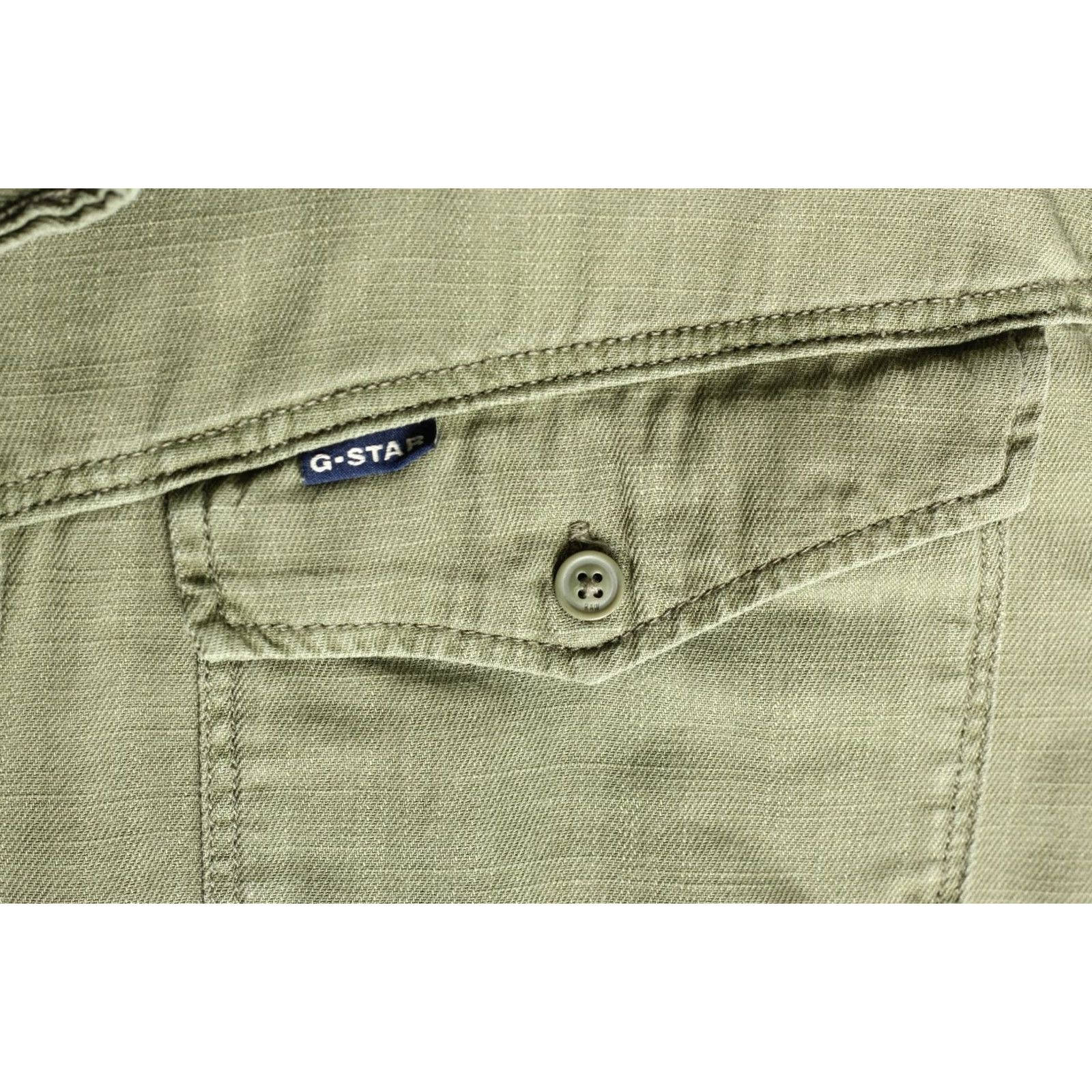 G-Star G-Star ARC 3D SLIM Denim Shirt Men XL Long Sleeve Slim Fit VR2842 Size US XL / EU 56 / 4 - 4 Thumbnail
