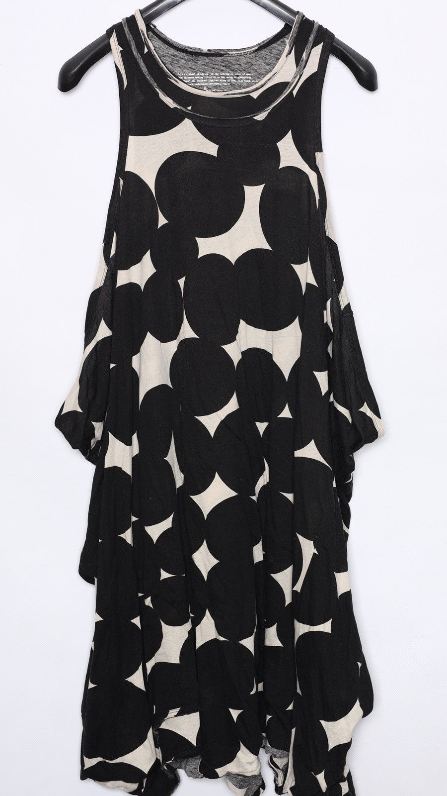 Rundholz Rundholz Black Label Wide Maxi Dress Polka Dot Printed White Size S / US 4 / IT 40 - 10 Thumbnail