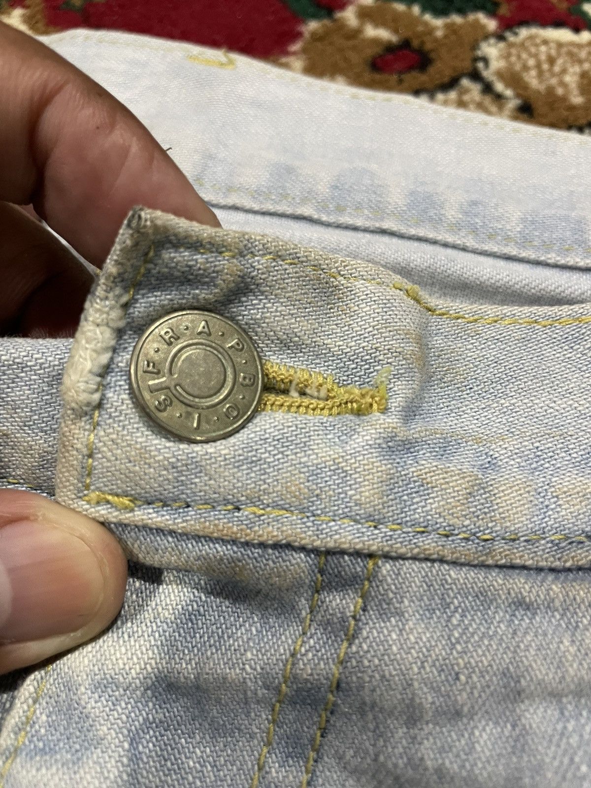 Frapbois × If Six Was Nine × Issey Miyake Frabois Drop Crotch Jeans Size US 33 - 13 Thumbnail