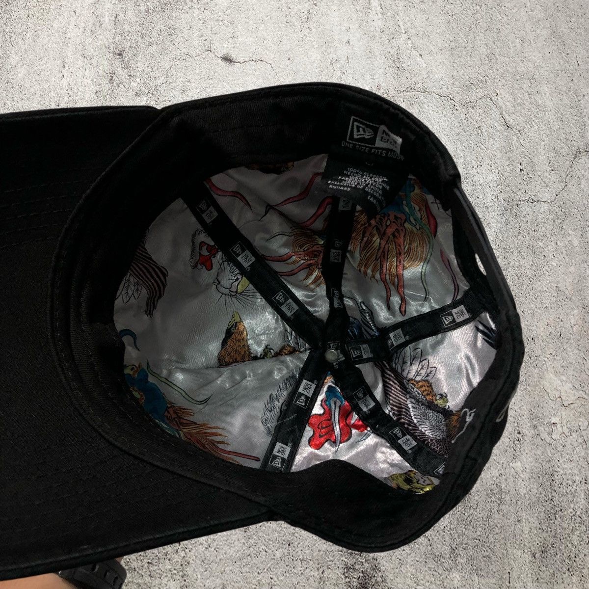 New Era Vintage New Era Tattoo Pack E-Frame Baseball Cap Black Size ONE SIZE - 7 Thumbnail