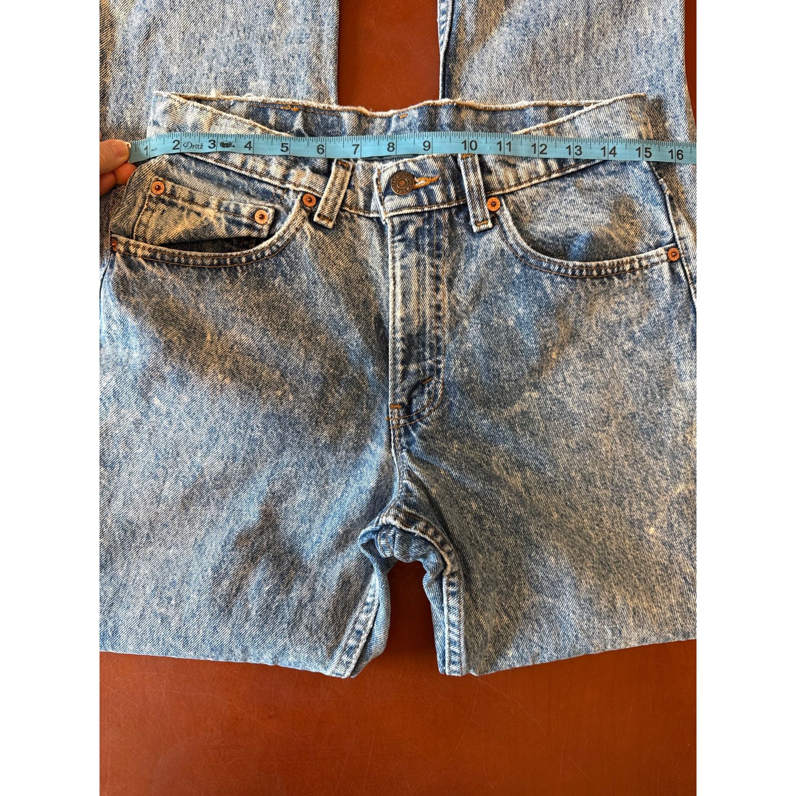 Levi's Vintage Levi’s Acid Wash 80's Blue Jeans 32x30 Made in USA Size US 32 / EU 48 - 13 Thumbnail