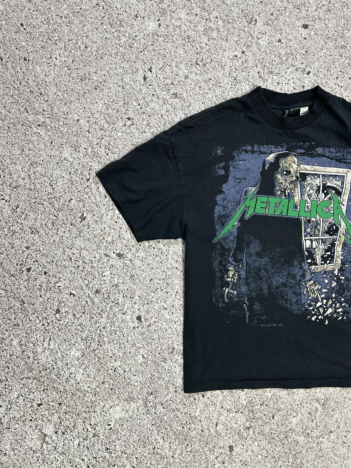 Band Tees × Metallica Vintage Design Style Art Metallica 2021 Band Rock T-Shirt Size US XL / EU 56 / 4 - 3 Thumbnail