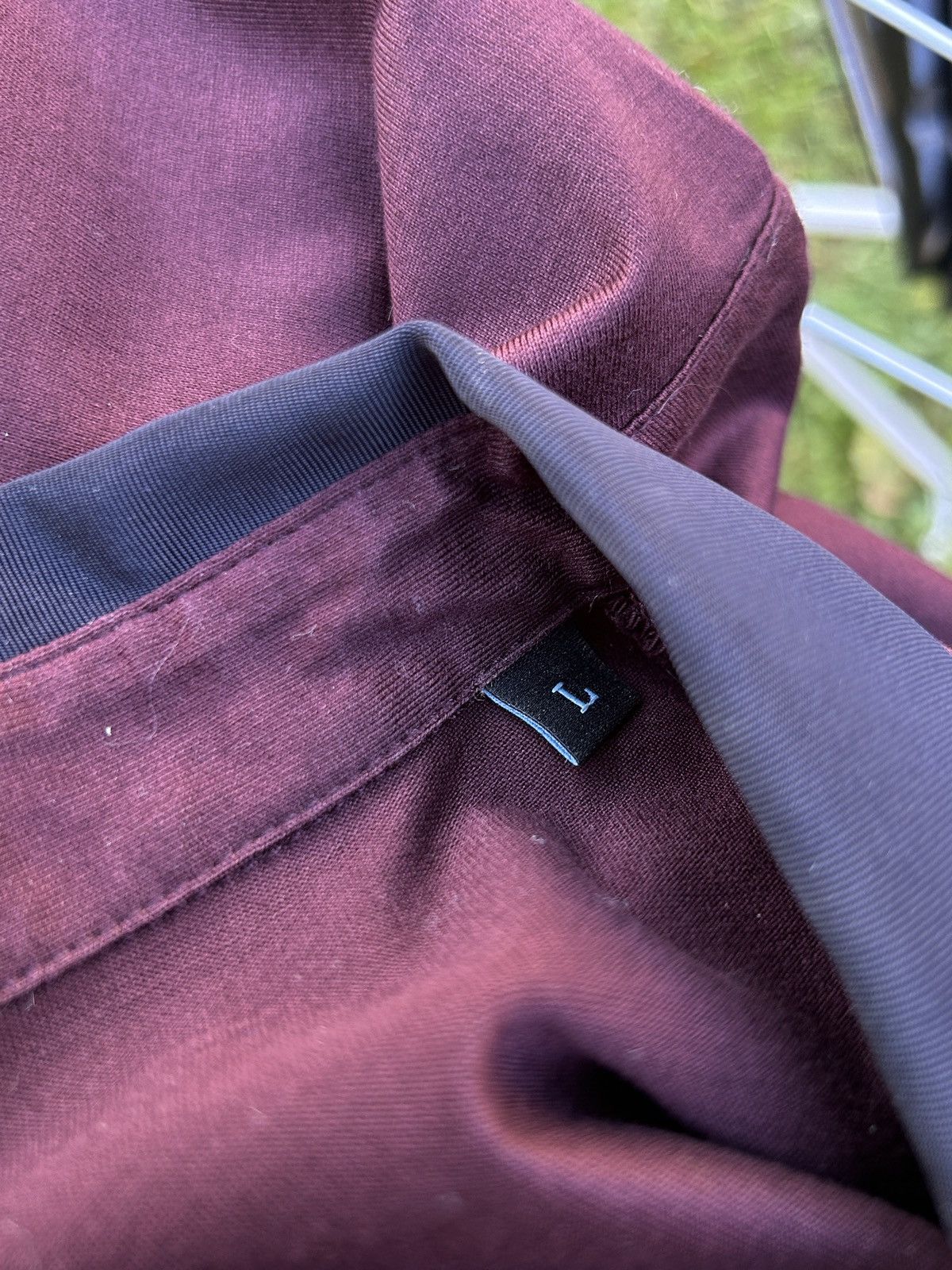 Lanvin Lanvin Lightweight Soft Cotton Polo Shirt In Bordo Size US L / EU 52-54 / 3 - 7 Thumbnail
