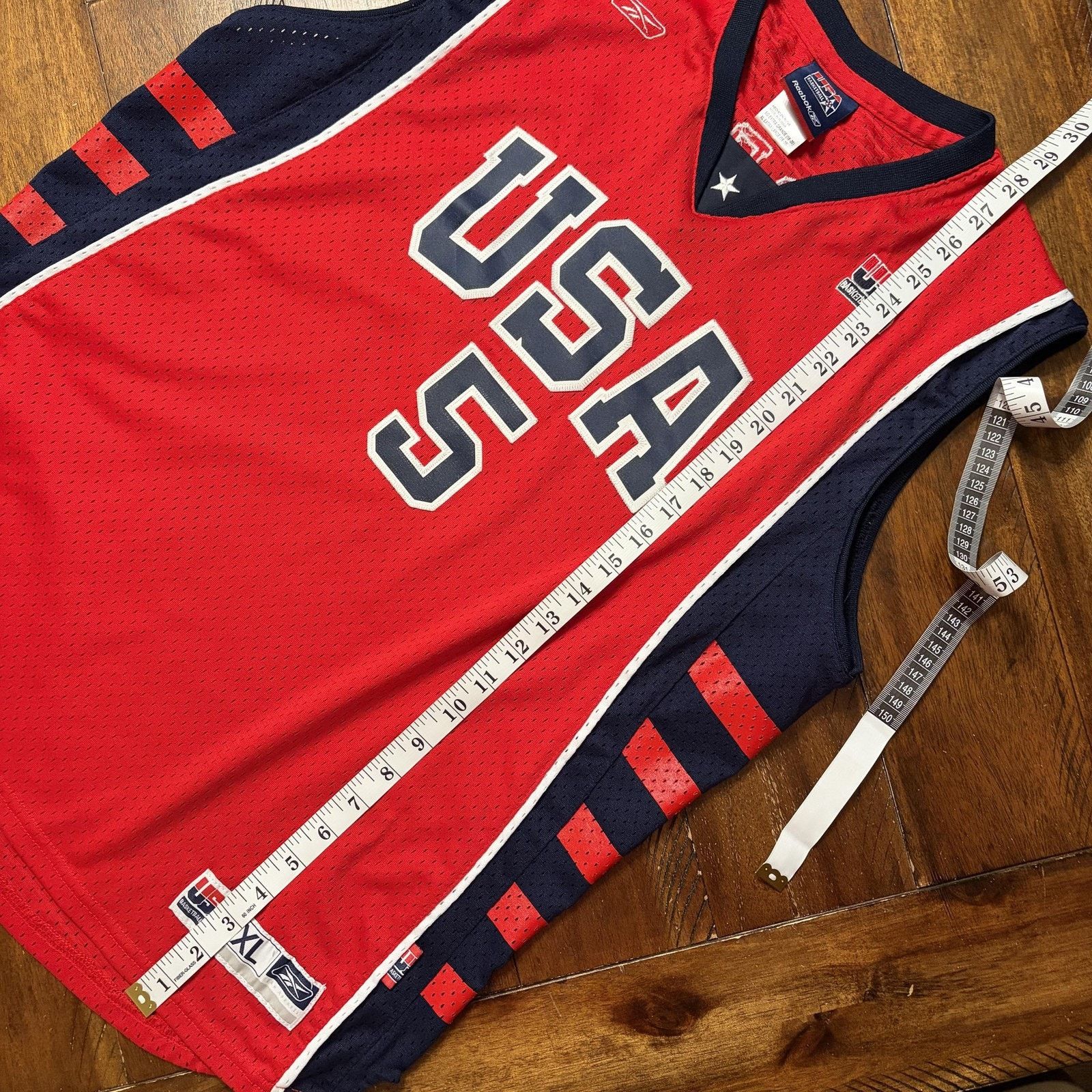 Reebok Vintage USA Basketball Jersey Boys XL 2004 Olympics Marbury Size XL / US 12-14 / IT 48-50 - 10 Thumbnail