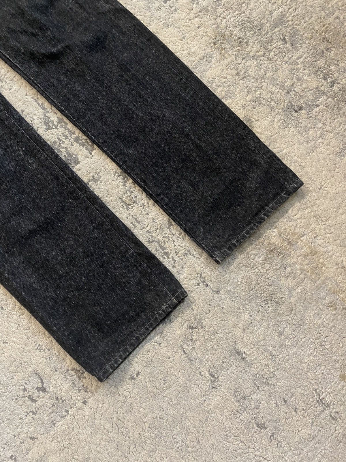 Neighborhood No.3204 Selvedge Raw Black Denim Size US 35 - 5 Thumbnail