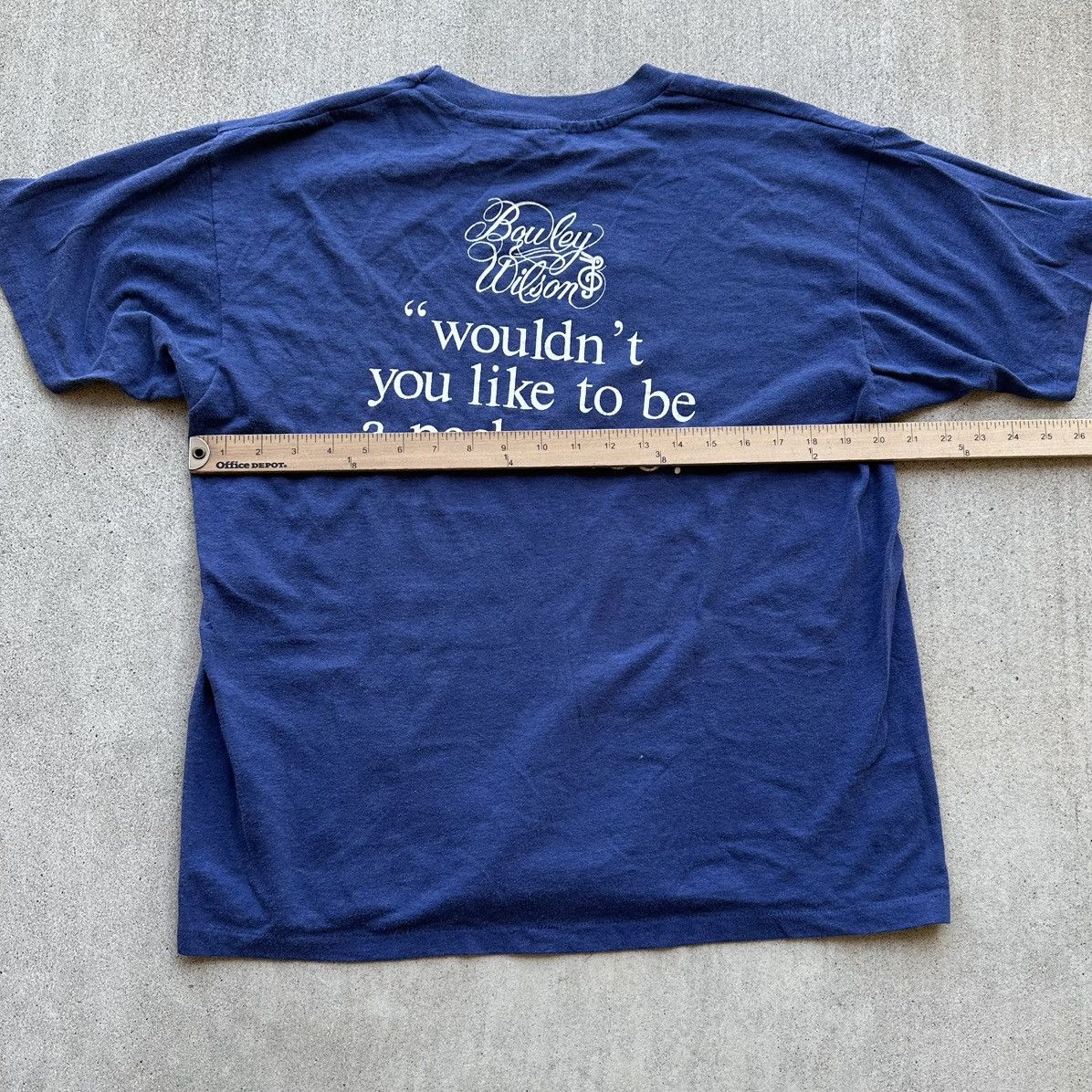Band Tees Vintage Bowley & Wilson Band T Shirt 80s Single Stich USA Size US L / EU 52-54 / 3 - 5 Thumbnail