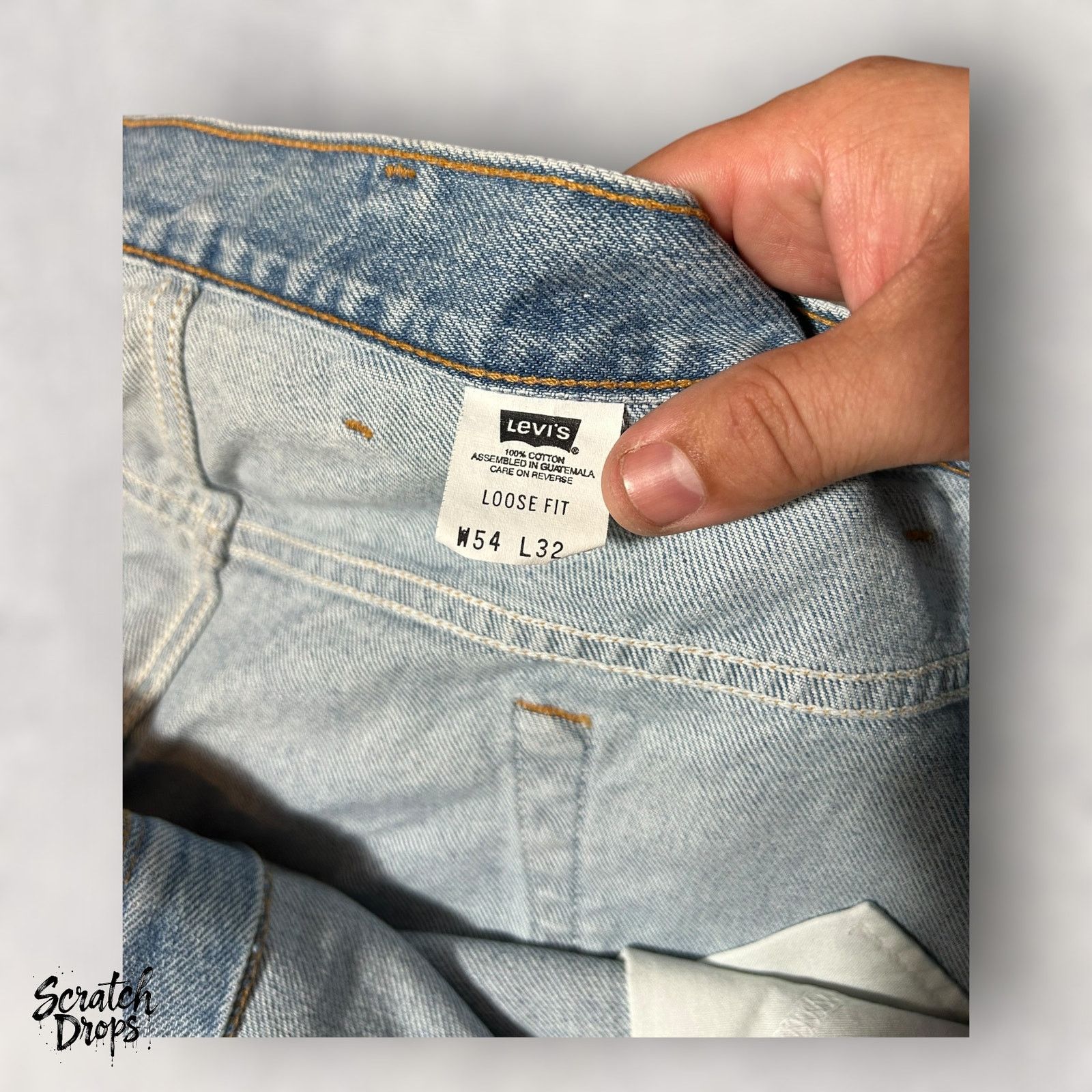 Levi's Levi's Men's 560 Loose Fit Tapered Leg Jeans W54 L32 Classic Size US 38 / EU 54 - 3 Thumbnail