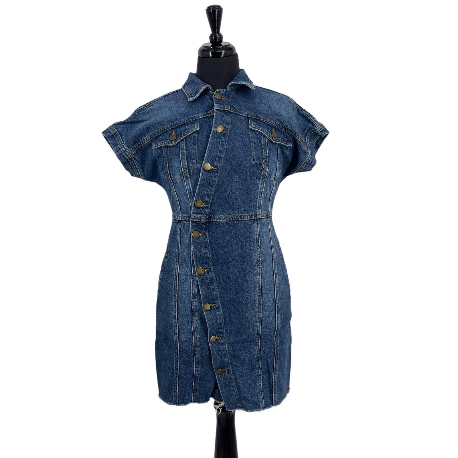 Asymmetrical Jean Dress