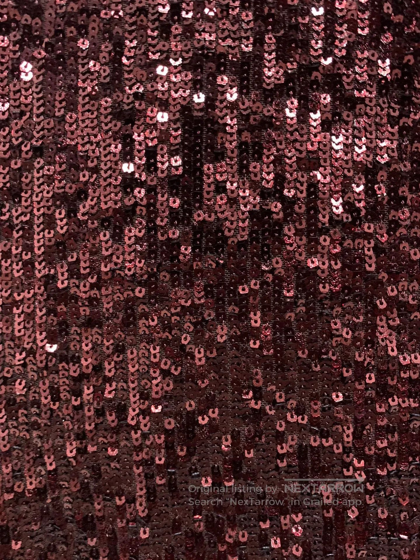 Saint Laurent Paris Saint Laurent SLP Red Sequin Shirt. Size US XL / EU 56 / 4 - 7 Thumbnail