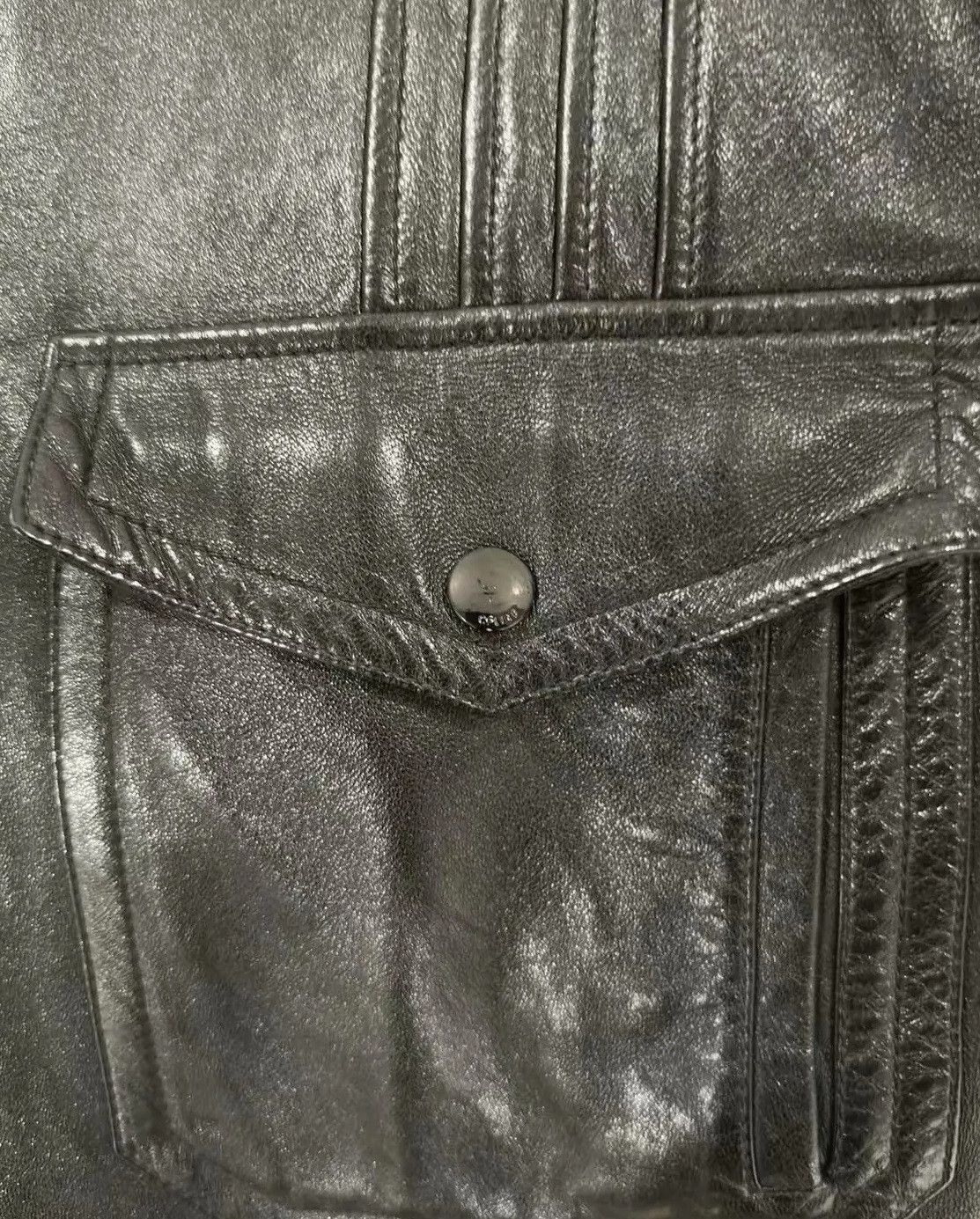 Celine Celine SS20 Paul Leather Jacket GRAIL! Size US M / EU 48-50 / 2 - 4 Thumbnail
