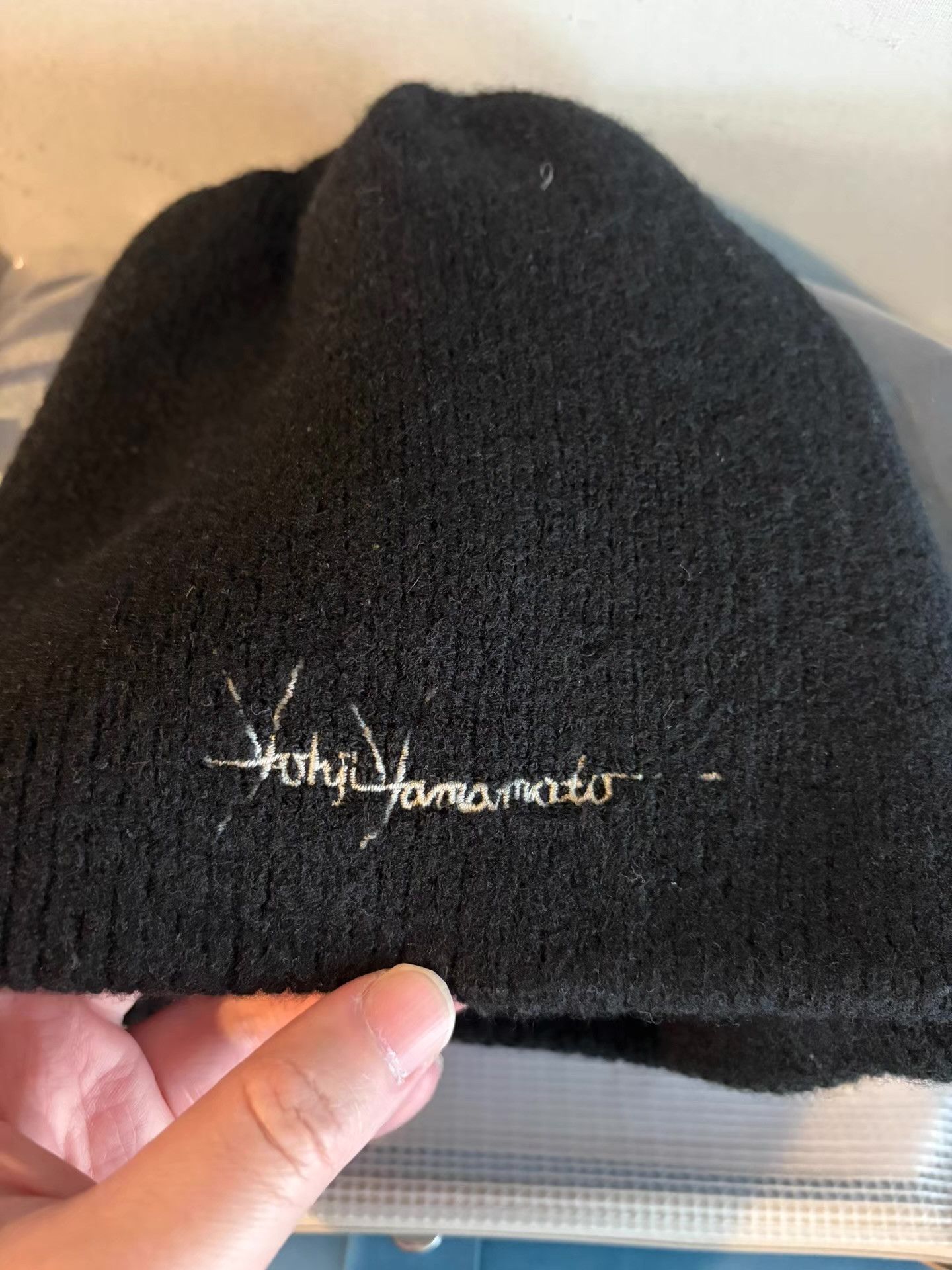 Yohji Yamamoto Yohji Yamamoto beanie Q6 Size ONE SIZE - 3 Thumbnail