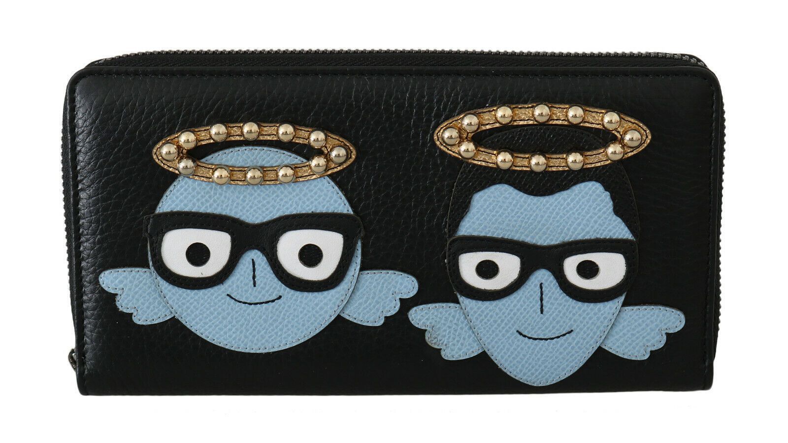 Dolce & Gabbana Elegant Black Leather Zip Men's Wallet Size ONE SIZE - 1 Thumbnail