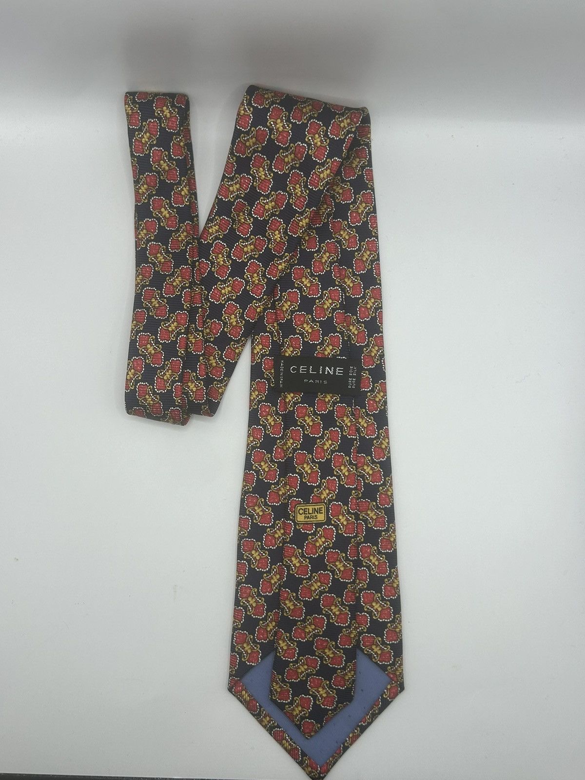 Celine × Vintage Vintage Celine Paris Tie Size ONE SIZE - 2 Thumbnail