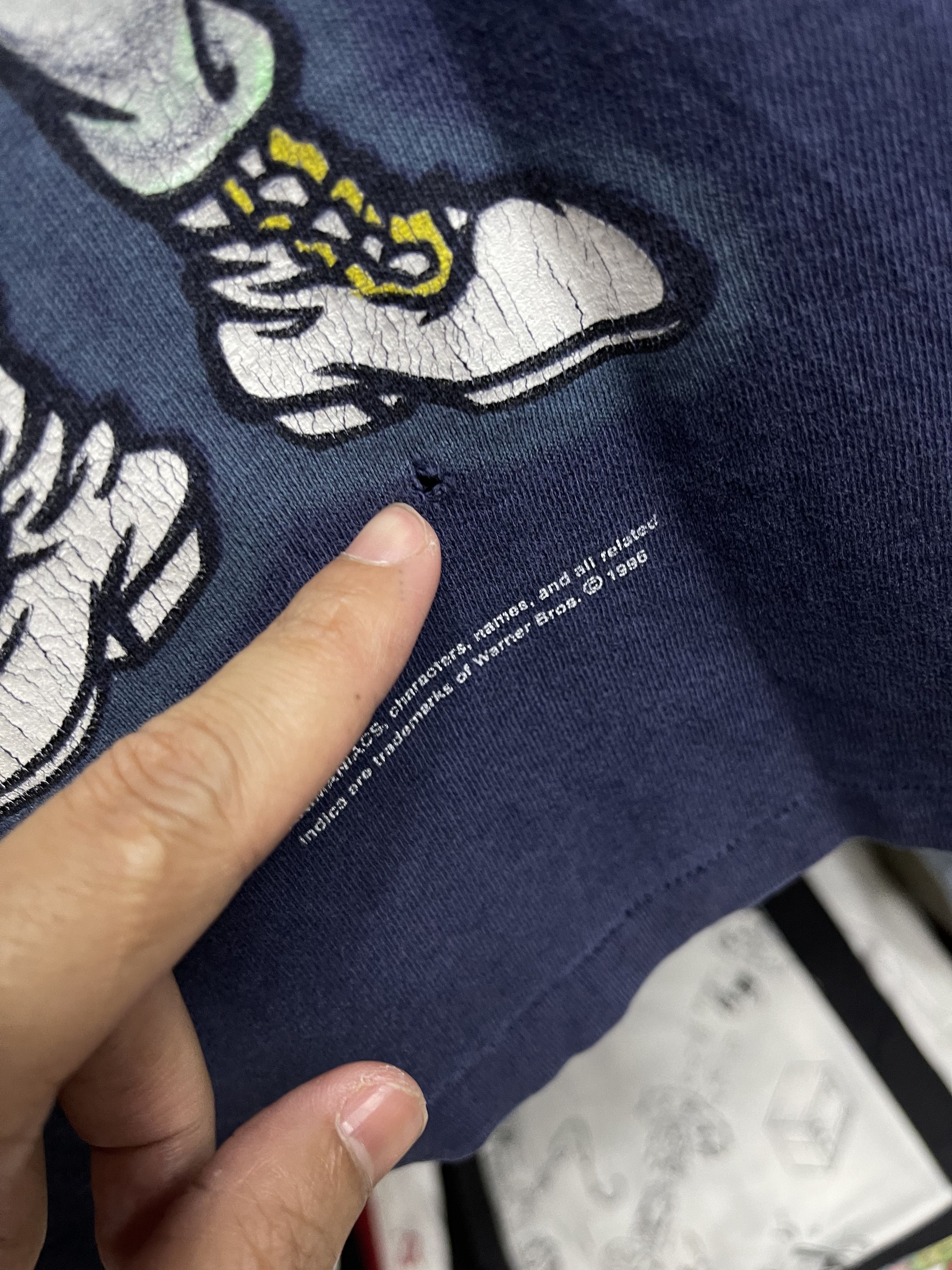 Cartoon Network × Vintage × Warner Bros Vintage 1996 Animaniacs Warner Bros Alien Encounter Tee L Size US L / EU 52-54 / 3 - 9 Thumbnail