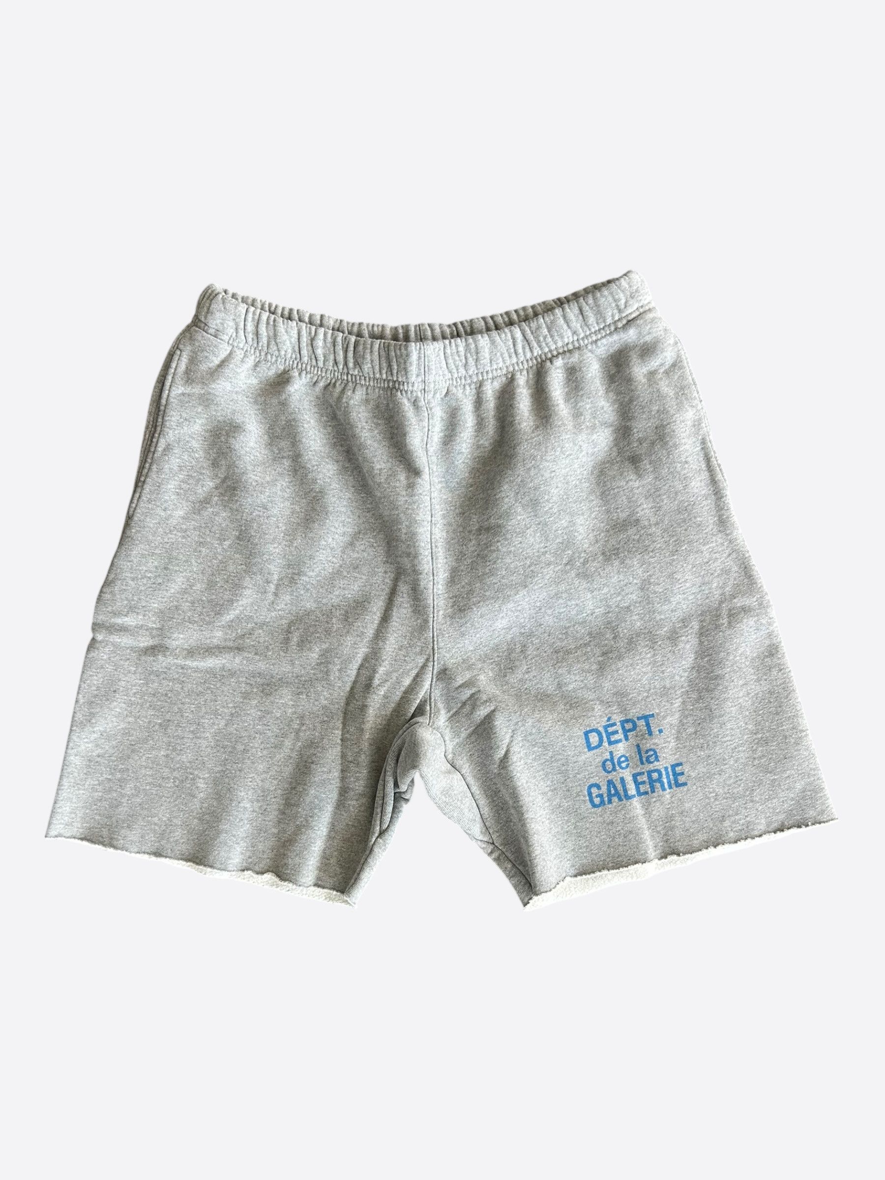 Gallery Dept. Gallery Dept Grey & Blue French Logo Sweat Shorts Size US 28 / EU 44 - 1 Thumbnail