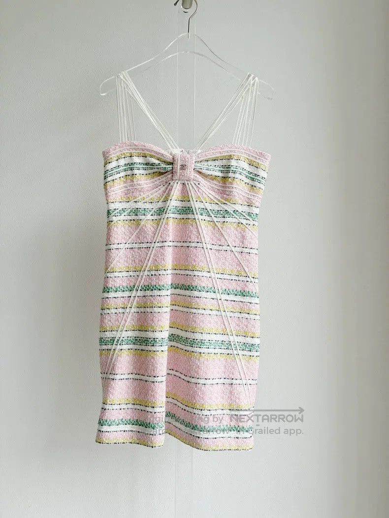 Chanel Chanel 24s candy-coloured bow glitter suspender skirt Size XS / US 0-2 / IT 36-38 - 3 Thumbnail