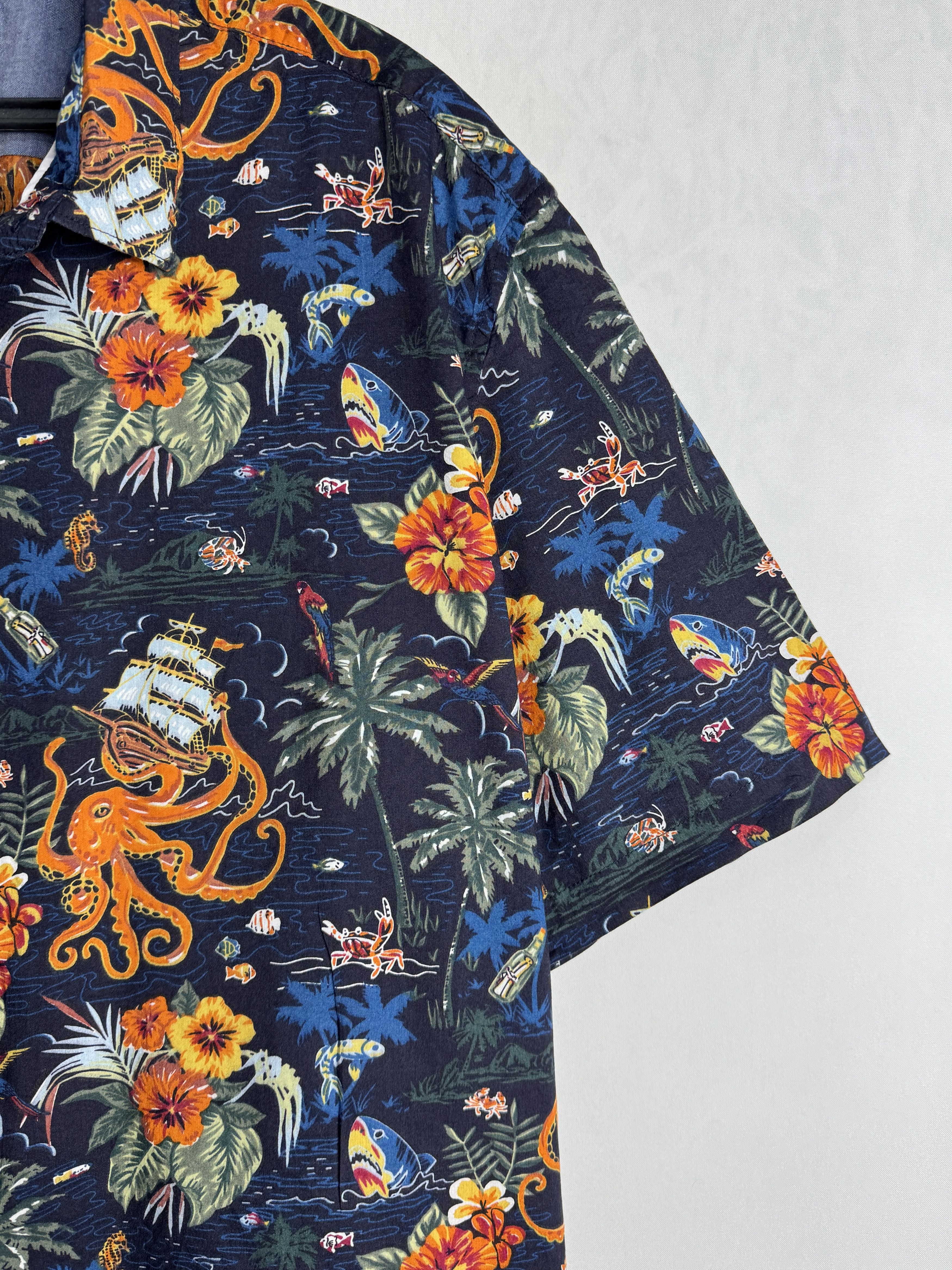 Other LIMITED EDITION men’s Hawaiian cotton button down shirt Size US XXL / EU 58 / 5 - 7 Thumbnail