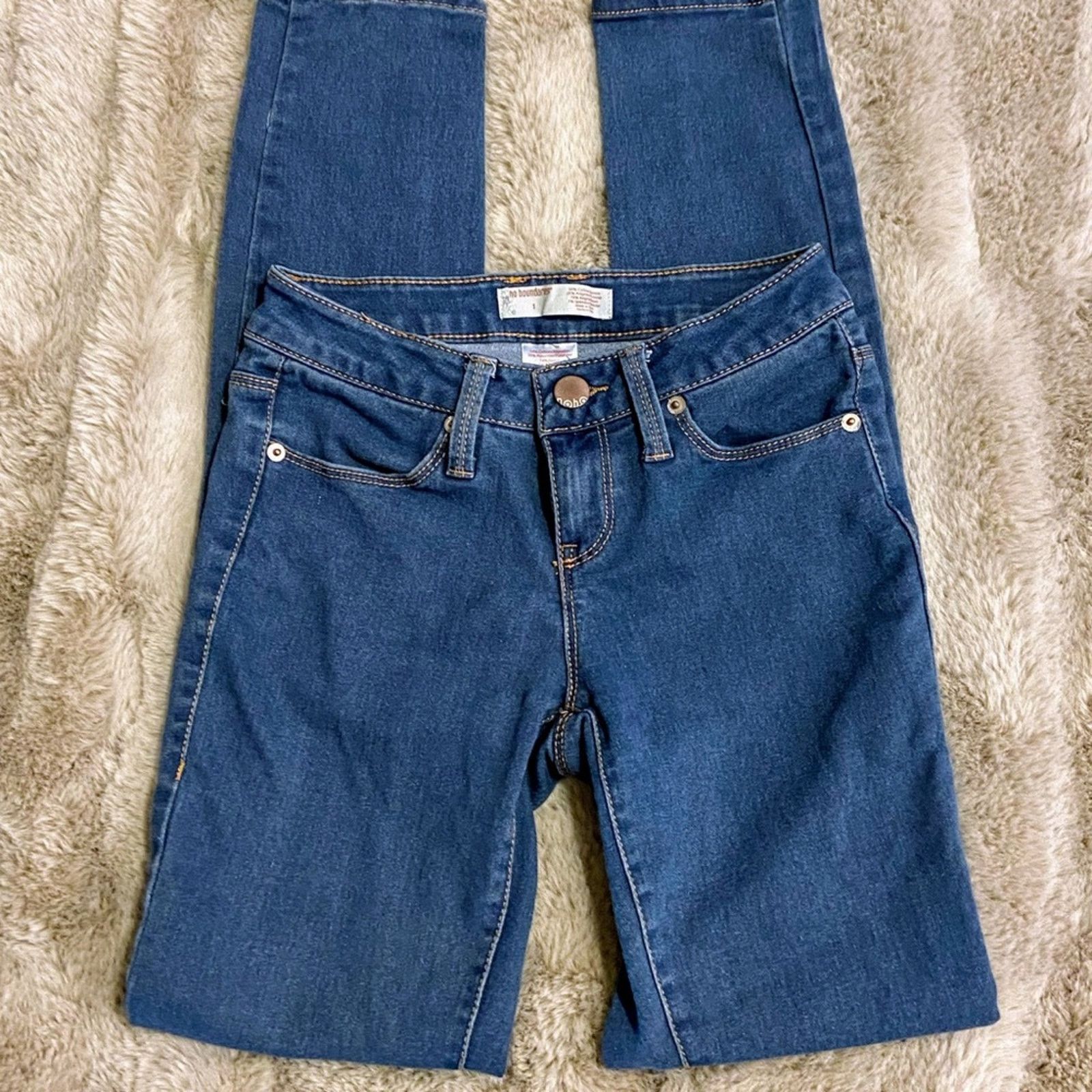 Other NOBO No Boundaries Stretch Skinny Fit Jeans Jrs Size 1 Size 25" / US 0 / IT 36 - 1 Thumbnail