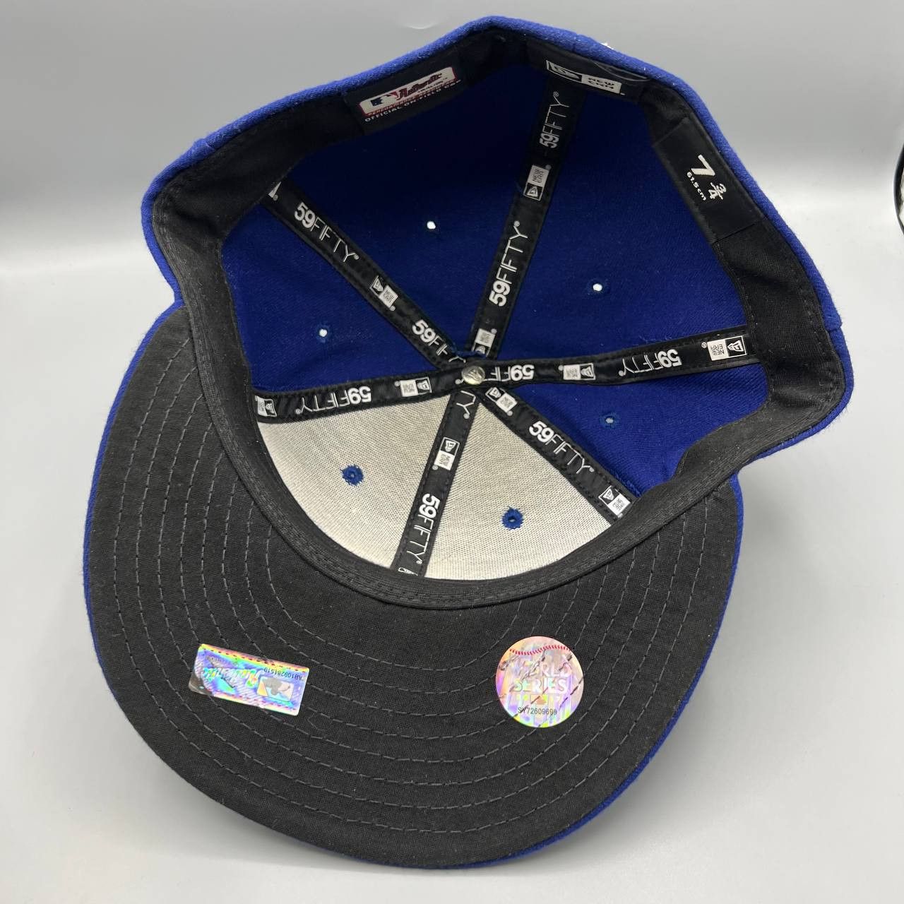 New Era Los Angeles LA Dodgers 7 3/4 World Series MLB Fitted Cap Size ONE SIZE - 7 Thumbnail