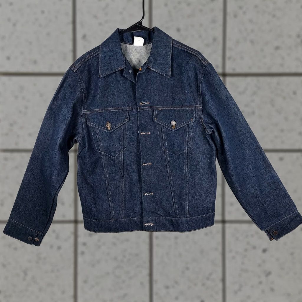 Vintage VINTAGE Big Smith Denim Chore Jacket USA Made Unworn Size M Blue Mens Size US M / EU 48-50 / 2 - 1 Thumbnail