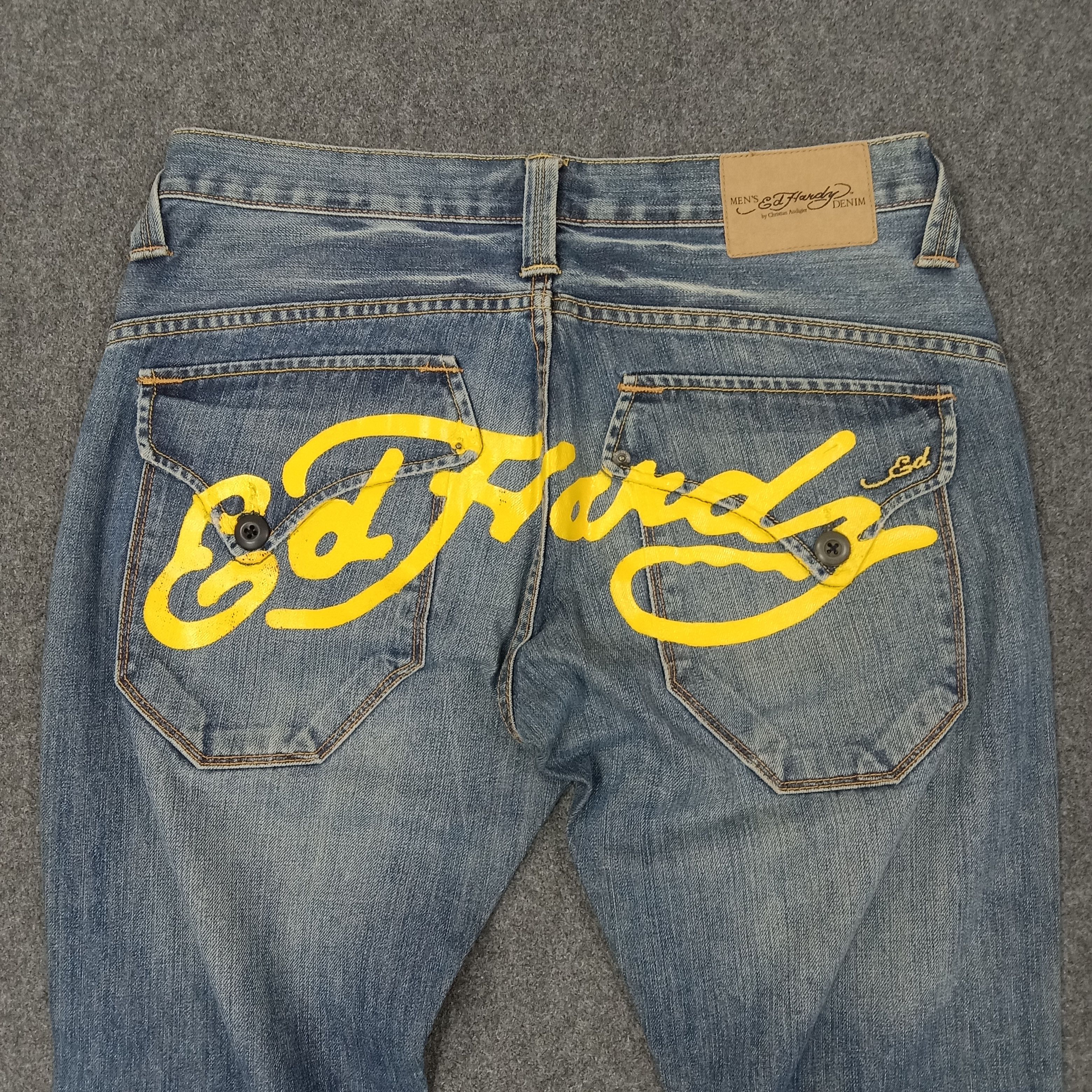 Ed Hardy Ed Hardy by Christian Audiger American Custom Jeans C228N2 Size US 32 / EU 48 - 2 Thumbnail