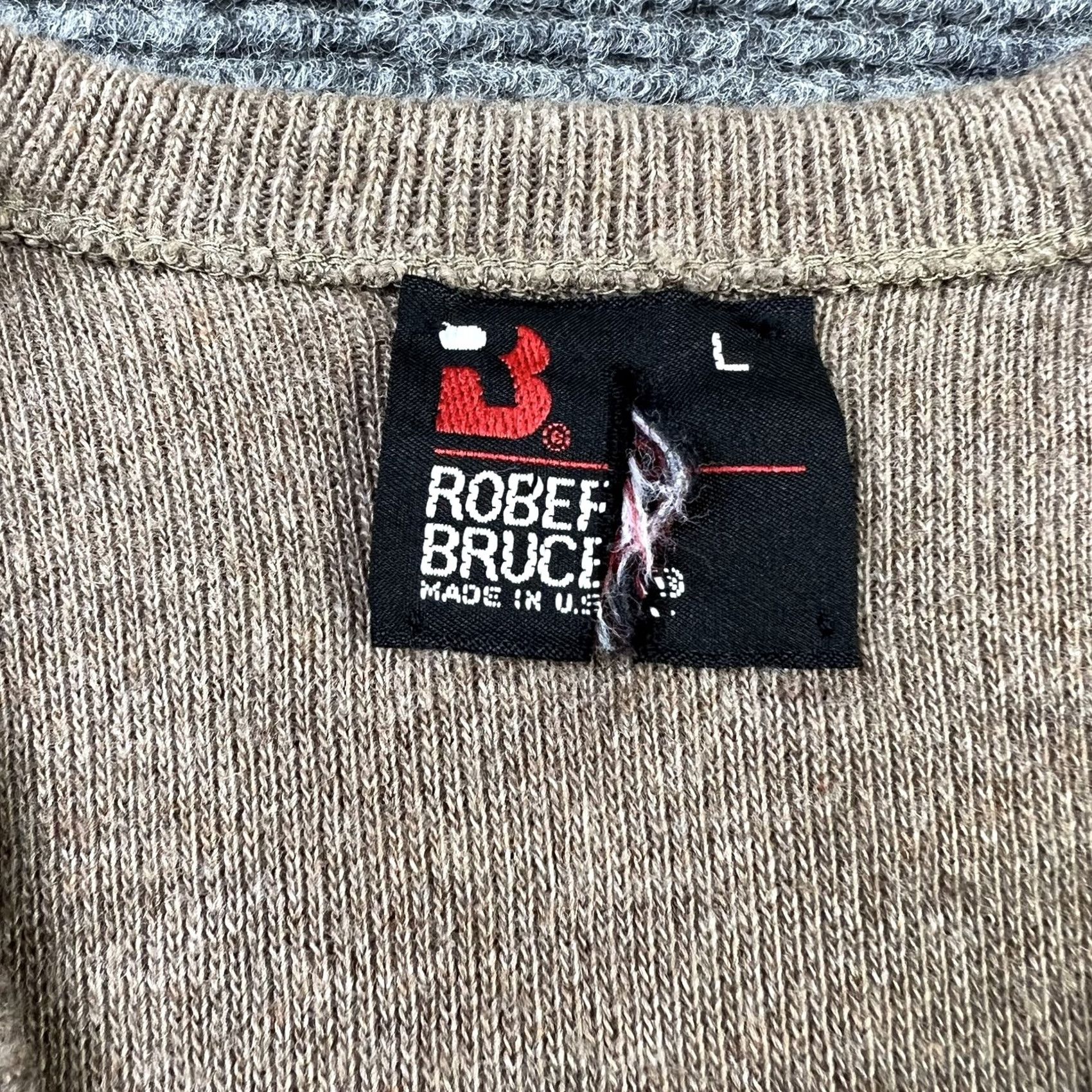 Vintage VINTAGE Robert Bruce Argyle Tan Knit Sweater Vest L USA Union Made Mens Vest 90s Golf Pattern Brown 100% Orlon Acrylic Size US L / EU 52-54 / 3 - 2 Thumbnail