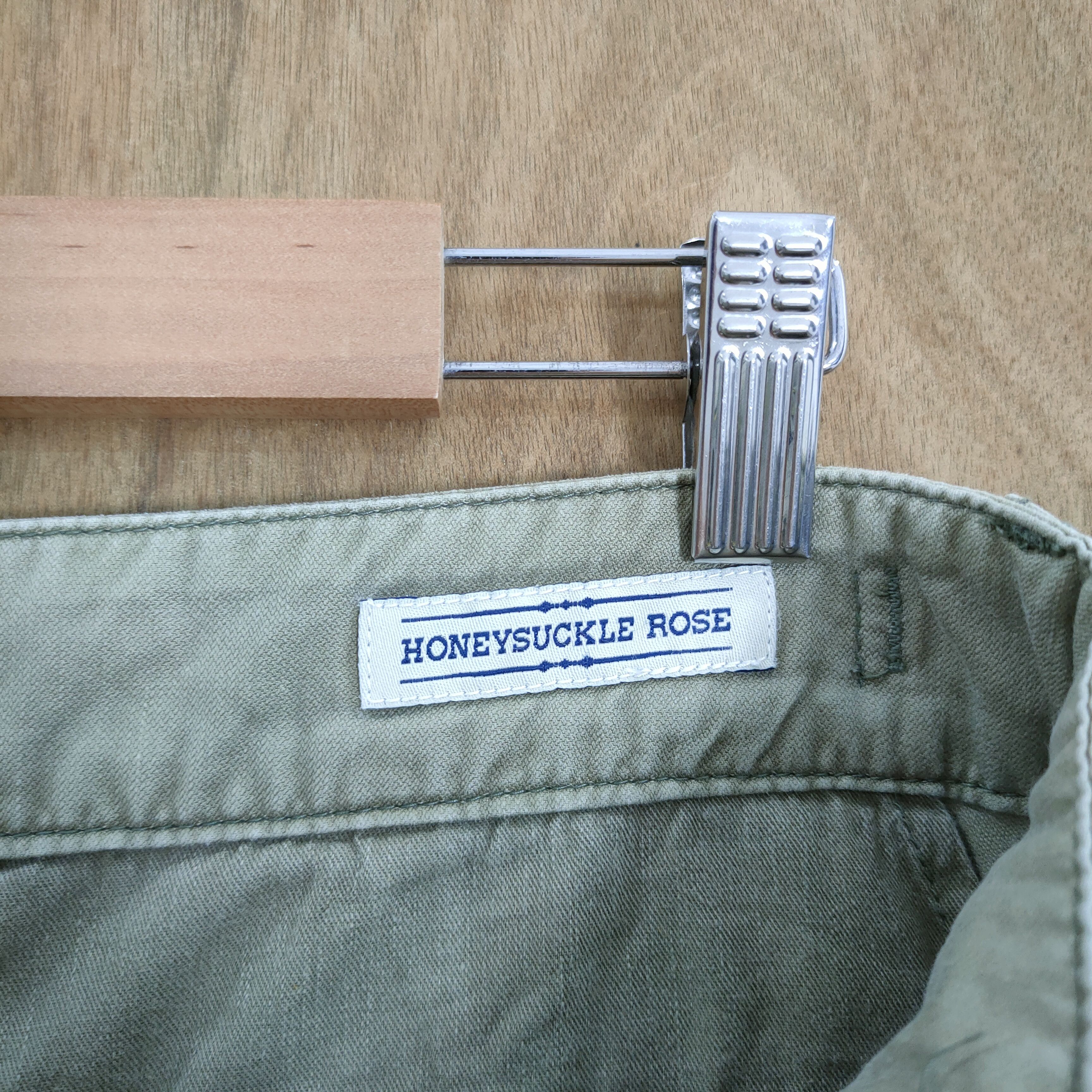 Japanese Brand HONEYSUCKLE MINT GREEN CARGO PANTS Size US 29 - 10 Thumbnail