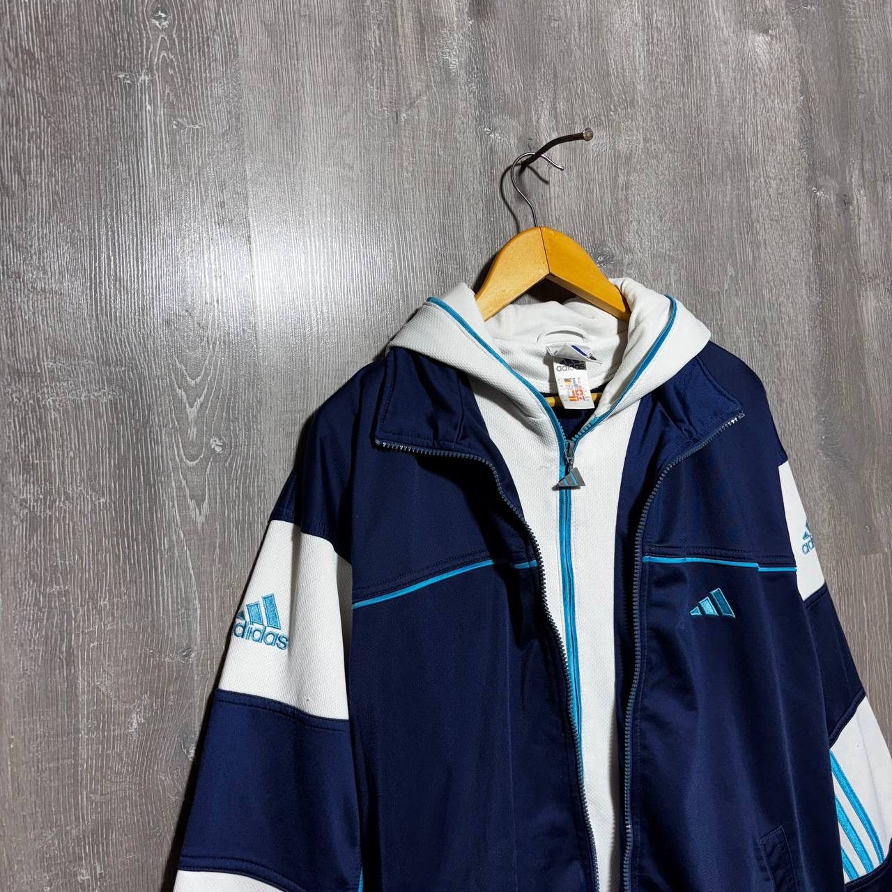 Adidas Adidas Vintage Baseball Track Jacket Sportswear L-XL Size US XL / EU 56 / 4 - 3 Thumbnail