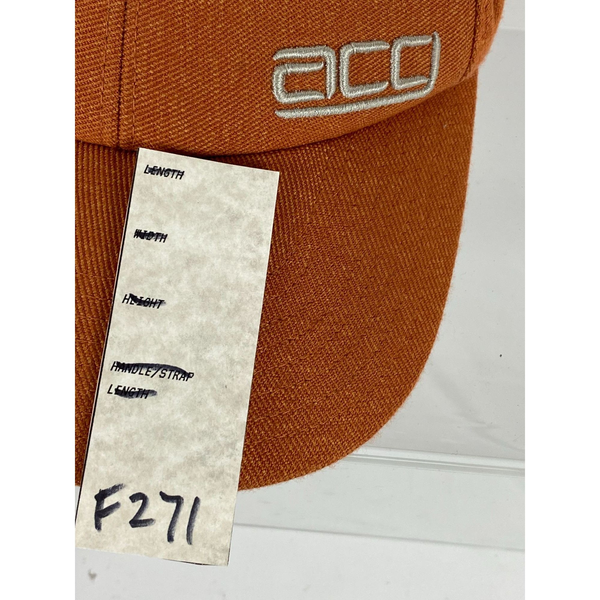 Nike ACG Vintage Nike ACG Embroidered Fitted Hat Cap Burnt Orange M/L Size ONE SIZE - 8 Thumbnail
