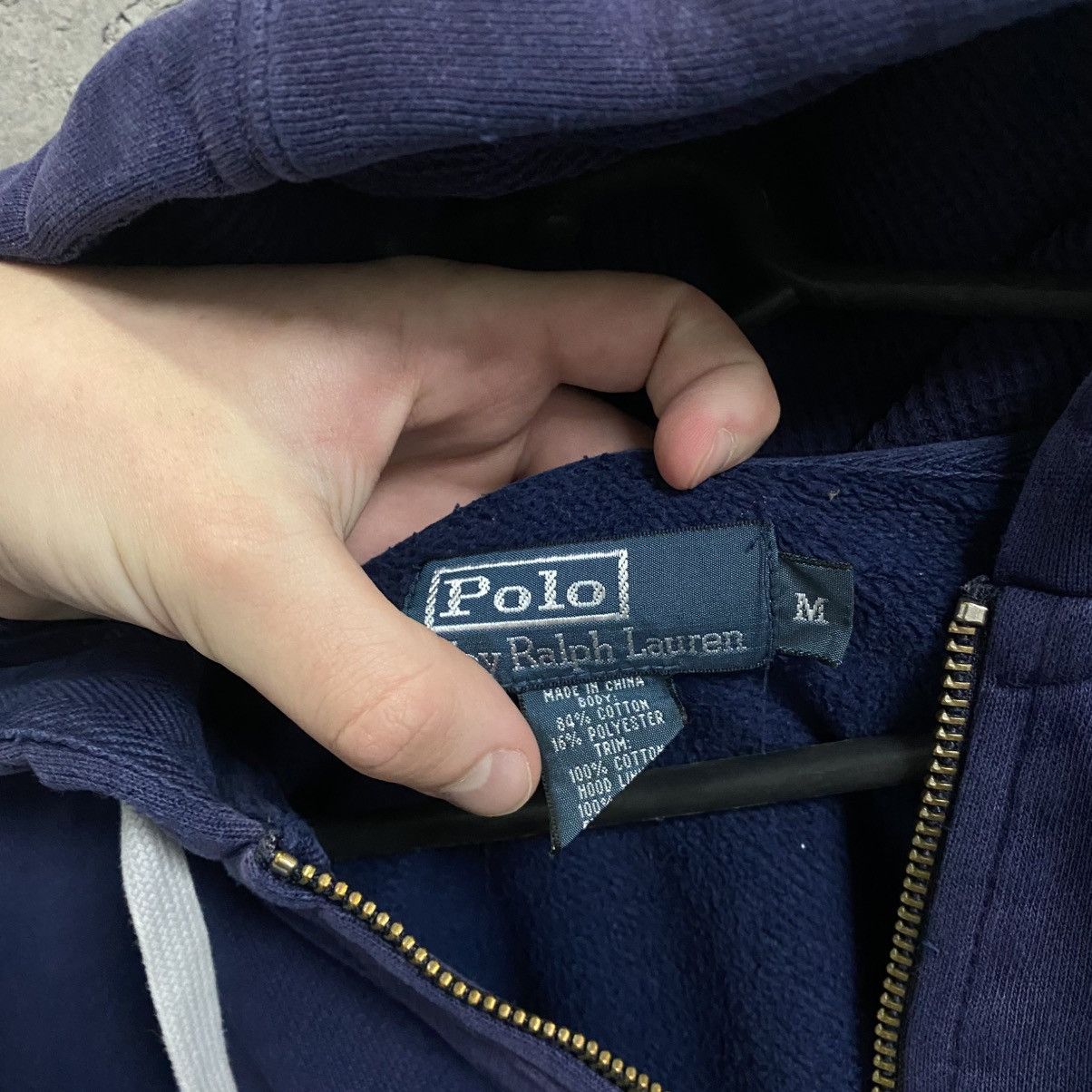 Polo Ralph Lauren Vintage Navy Blue Polo Ralph Lauren Zip Hoodie Men’s Hoodie Size US M / EU 48-50 / 2 - 8 Thumbnail