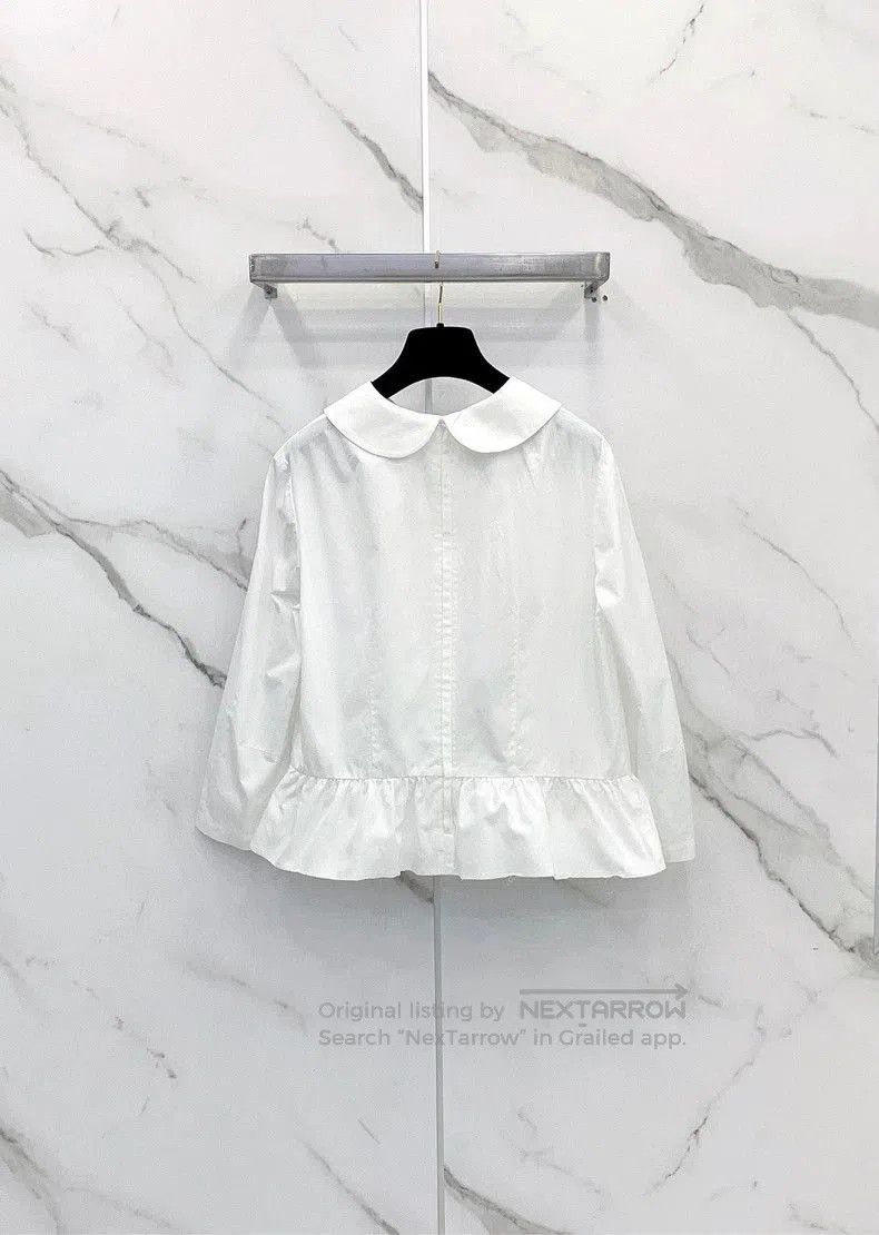 Comme des Garcons Comme des Garcons White Doll Collar Shirt. Size US M / EU 48-50 / 2 - 2 Thumbnail