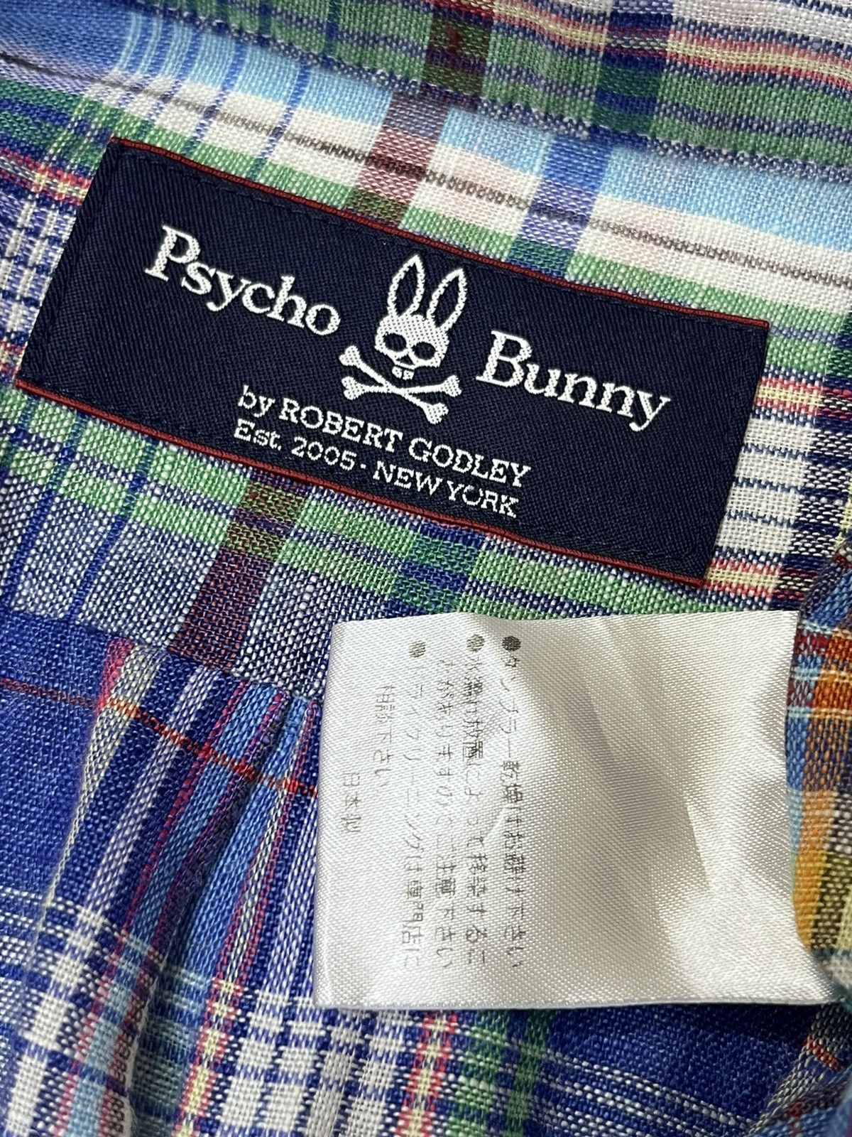 NICE💥💥PSYCHO BUNNY by ROBERT GODLEY BUTTON UPS SHIRT