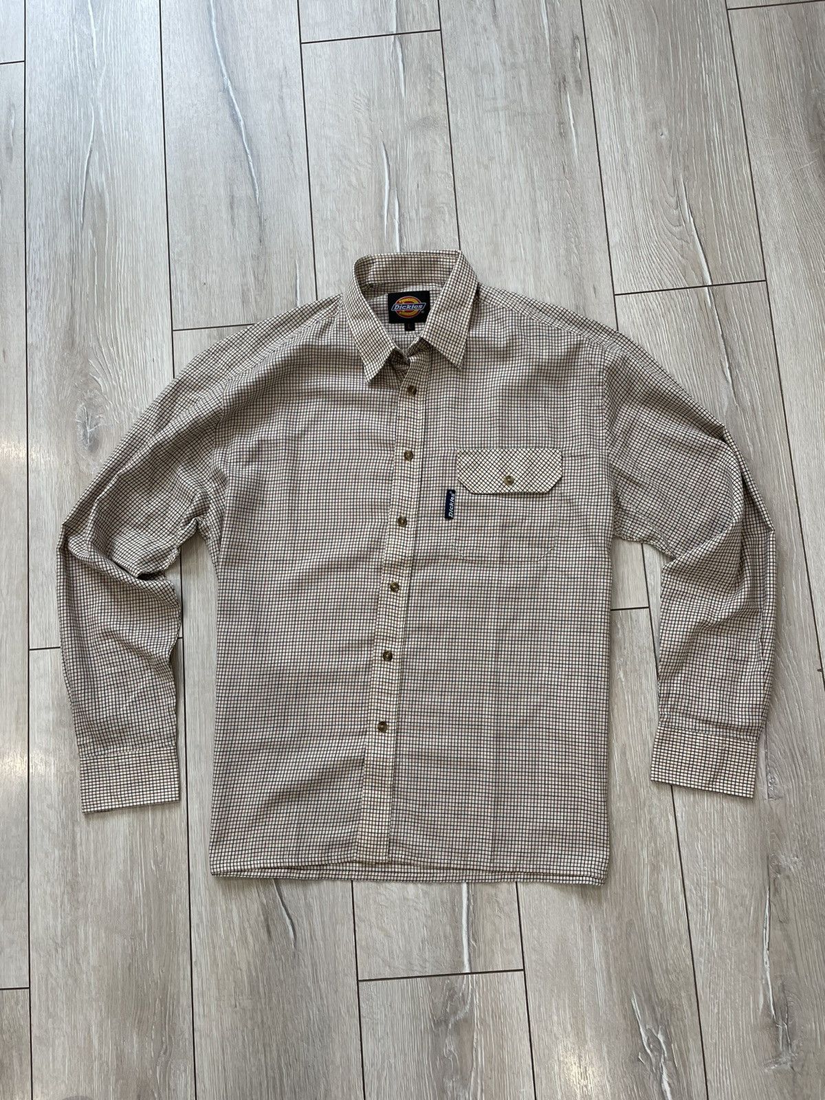 Dickies × Vintage Dickies Vintage flannel shirt button up size large Size US L / EU 52-54 / 3 - 1 Thumbnail
