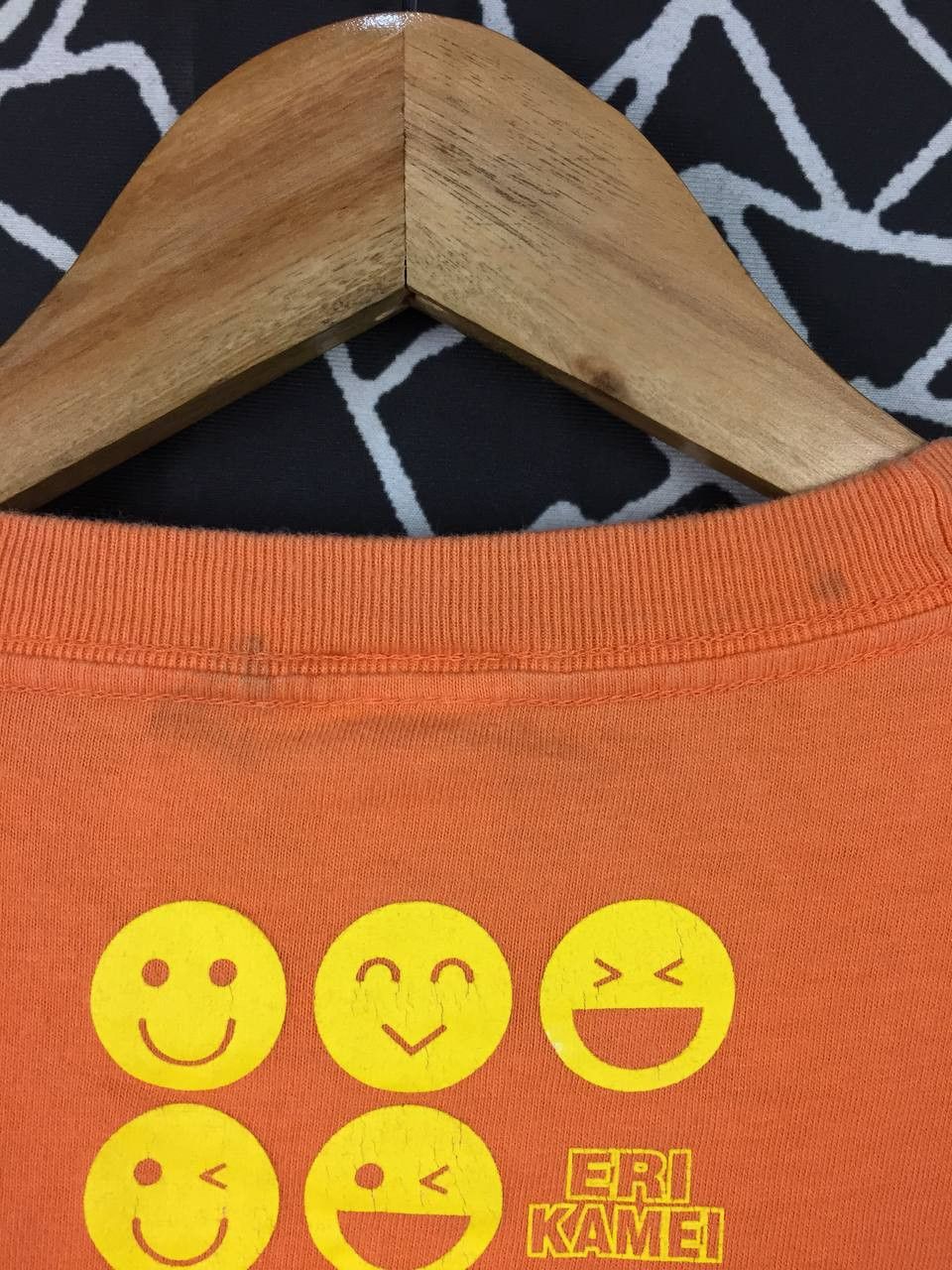 Band Tees Eri Kamei Morning Musume Hello! Project Smiley Face Tee Size US L / EU 52-54 / 3 - 14 Thumbnail