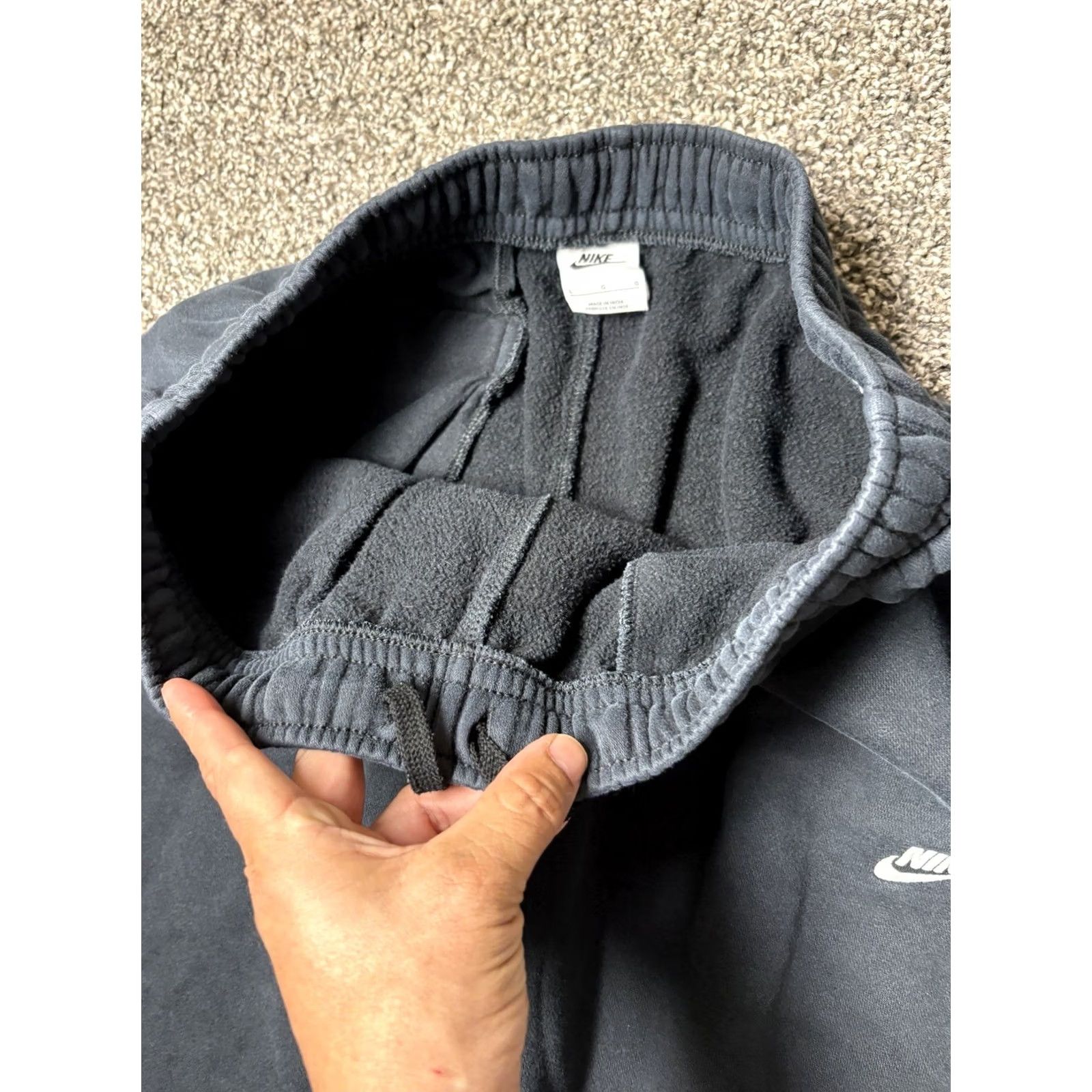 Nike Nike Club Fleece Sweatpants Men L Black BV2737 Sportswear Size US 33 - 7 Thumbnail