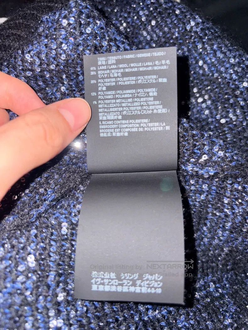 Saint Laurent Paris Saint Laurent Paris Lightning Knit Sweater Size US M / EU 48-50 / 2 - 6 Thumbnail