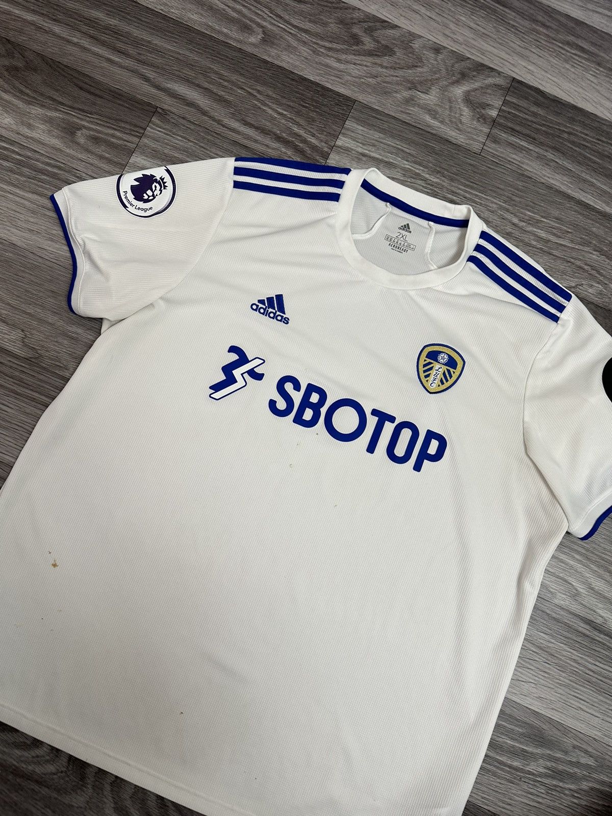 Adidas Adidas Leeds United 2020-2021 Home Football Jersey shirt Size US XXL / EU 58 / 5 - 2 Thumbnail