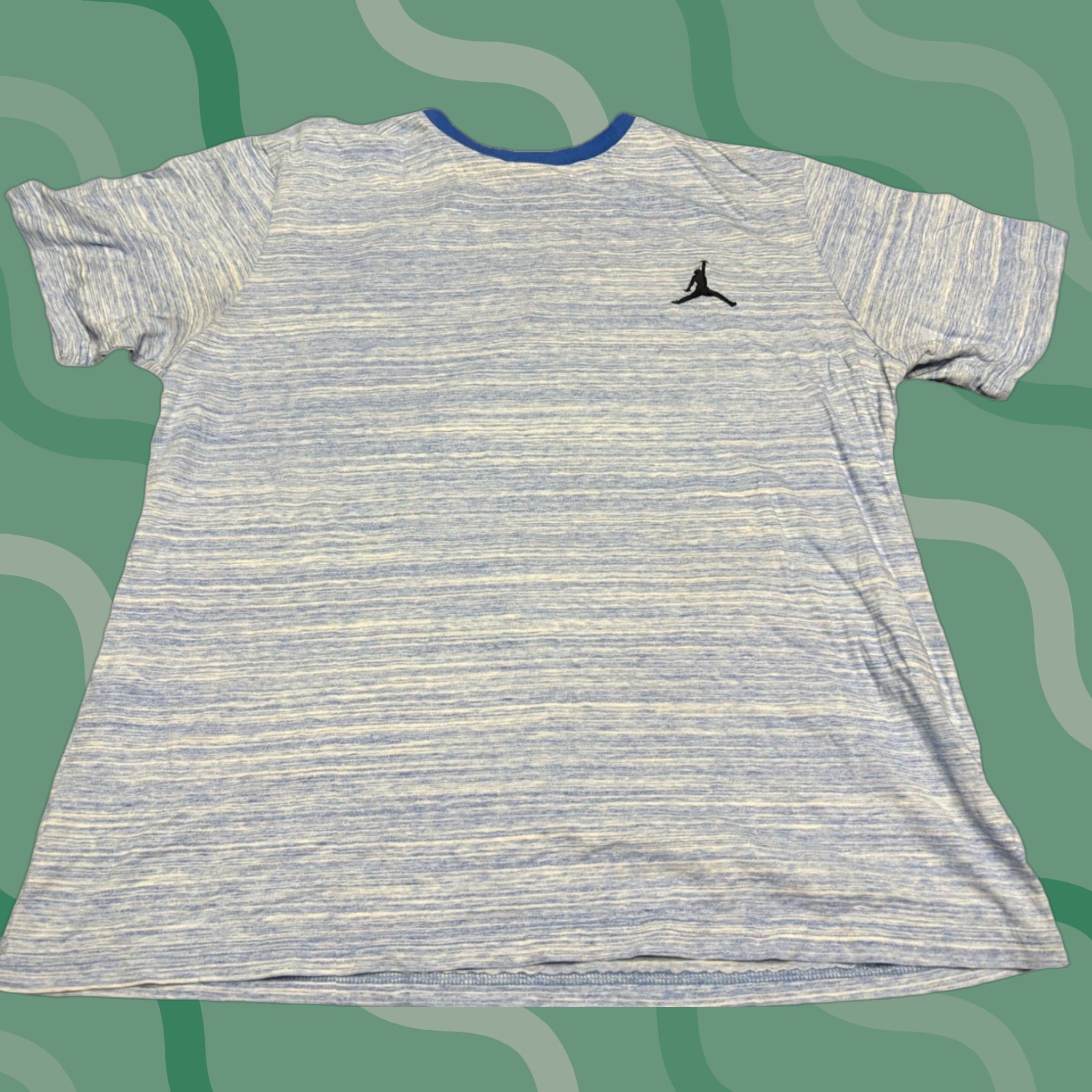 Jordan Brand Jordan T-Shirt Men’s XL Jordan Short Sleeve UNC Blue Cotton Logo Crew Neck Sports M5 Size US XL / EU 56 / 4 - 1 Thumbnail