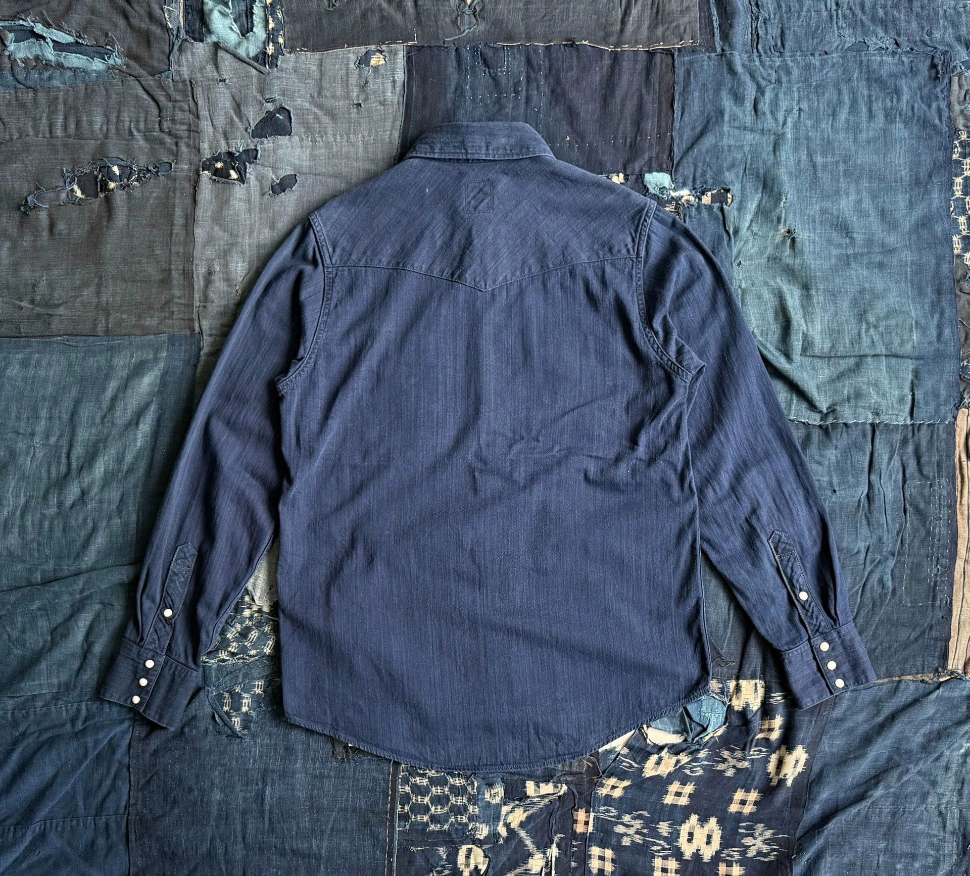 Visvim VISVIM 17AW ICT Indigo Dyed Shirt - Size 2 Size US M / EU 48-50 / 2 - 3 Thumbnail