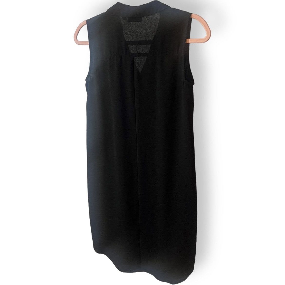 Other Black Button Sleeveless Collar Shirt Dress Women’s Small (4) Size S / US 4 / IT 40 - 4 Thumbnail