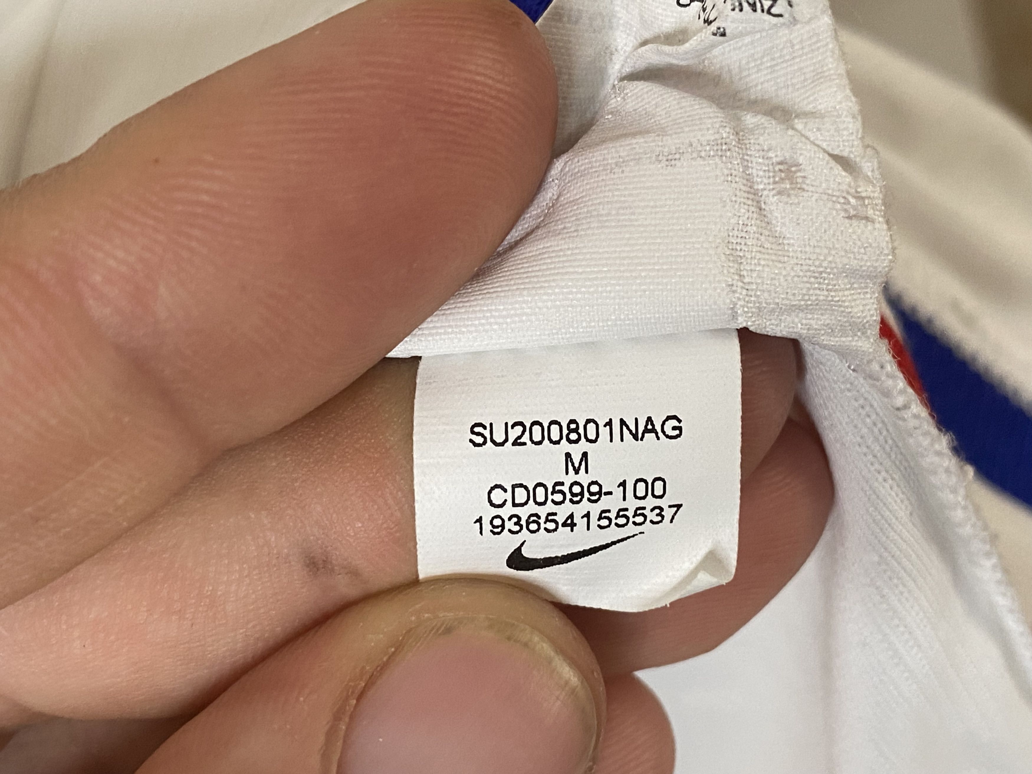 Nike FRANCE 2021 AWAY PLAYER ISSUE FOOTBALL SHIRT SOCCER JERSEY Size US M / EU 48-50 / 2 - 8 Thumbnail