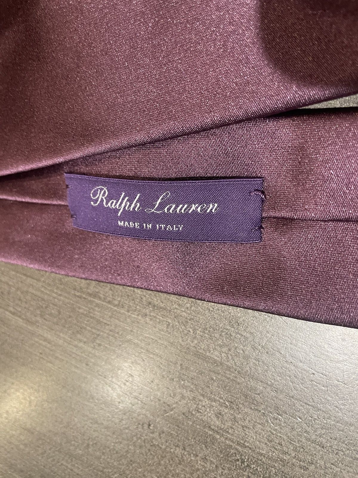 Ralph Lauren Purple Label Peau de Soie Tie Size ONE SIZE - 3 Thumbnail