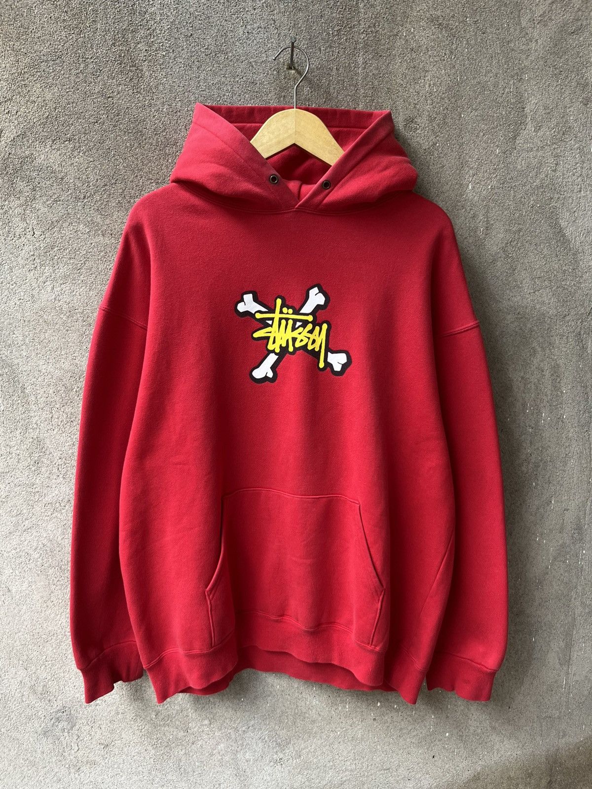 Stussy Vintage 2000s stussy hoodie bones Size US XL / EU 56 / 4 - 1 Thumbnail