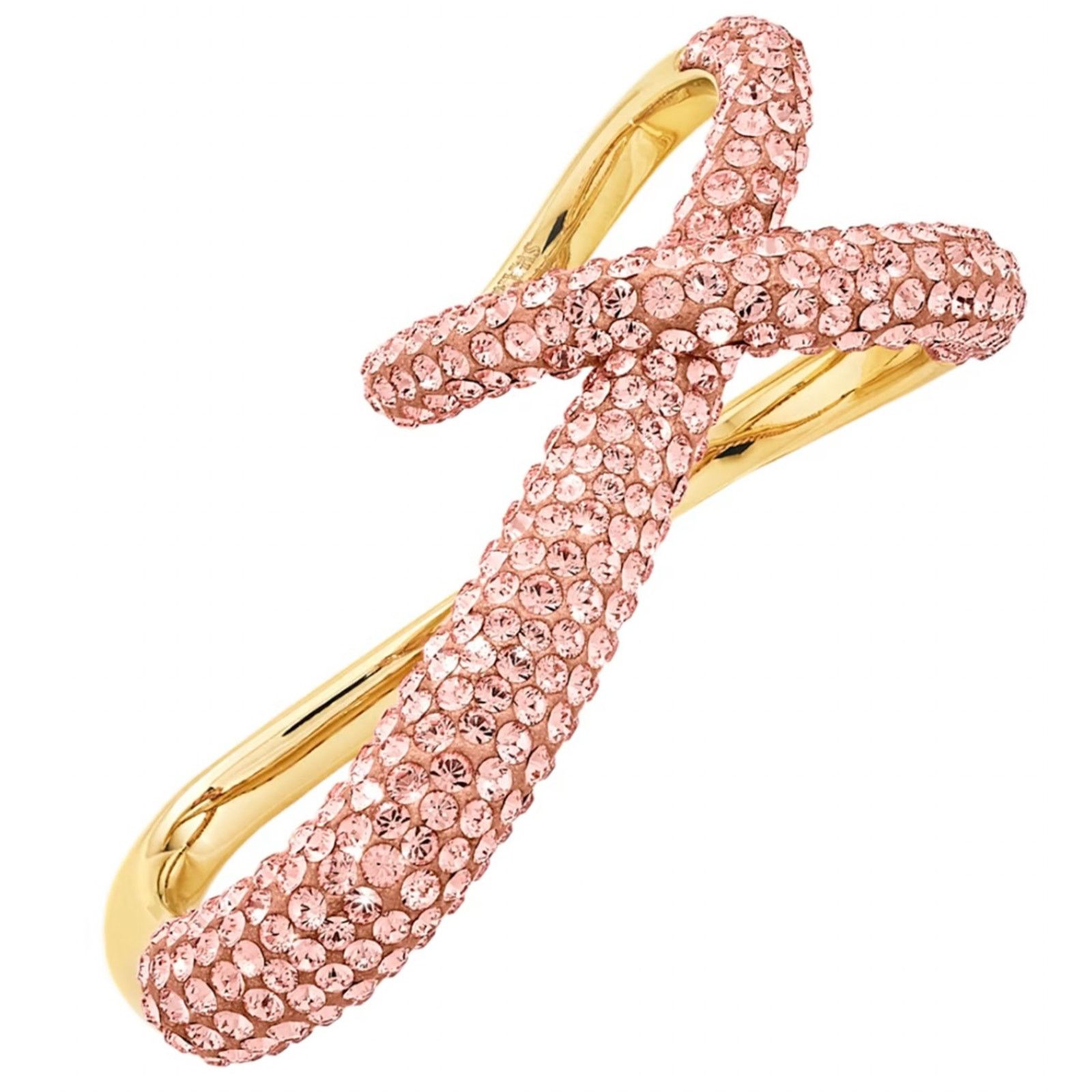 Swarovski Swarovski Atelier Tigris ring Pink, Gold-tone plated 52/6 Size ONE SIZE - 4 Thumbnail