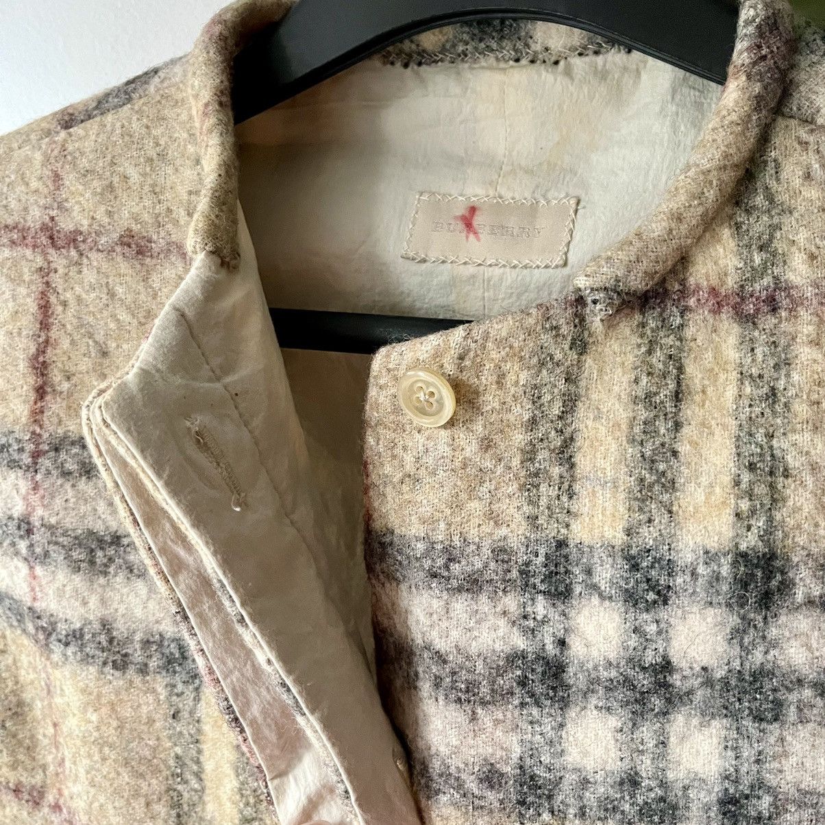 Burberry × Burberry Prorsum Roberto Menichetti AW99 Nova Check Vest Size M / US 6-8 / IT 42-44 - 3 Thumbnail