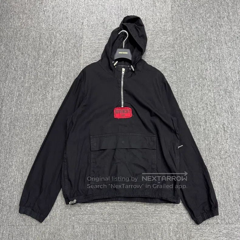 Givenchy Givenchy Labeled Half-Zip Hoodie Size US XL / EU 56 / 4 - 1 Thumbnail