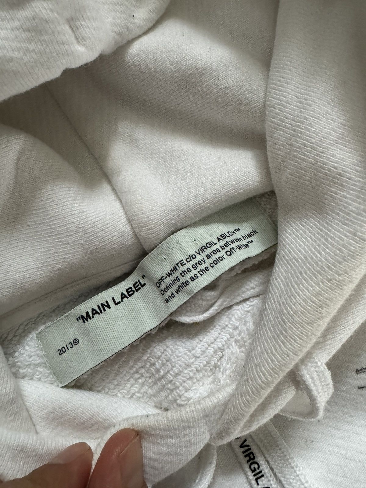 Off-White OFF-WHITE hoodie STUDY real tape measurements in photos Size US S / EU 44-46 / 1 - 10 Thumbnail