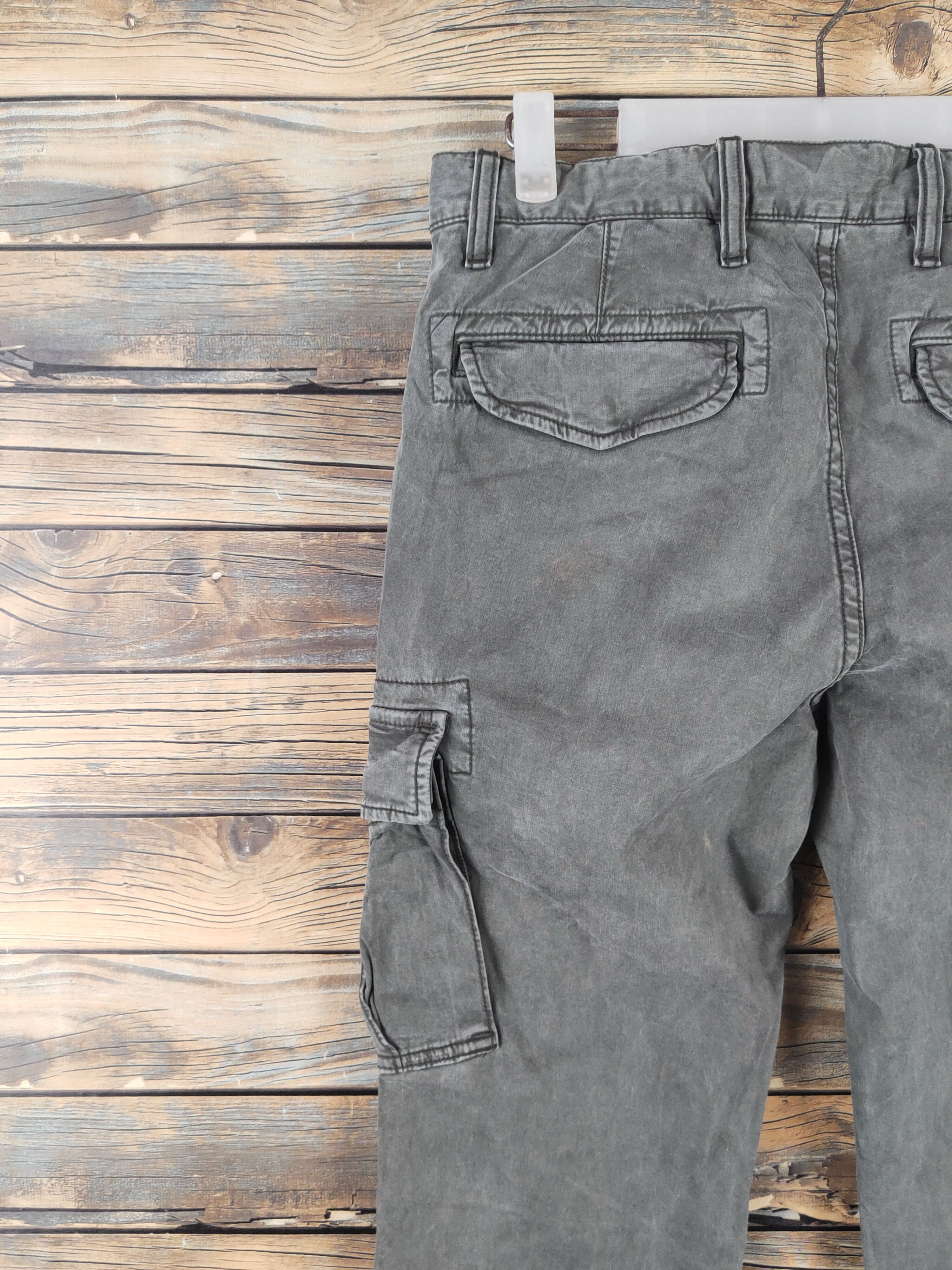 Japanese Brand DL Uniqlo Green Multipocket Tactical Cargo Pants #543 Size US 30 / EU 46 - 8 Thumbnail